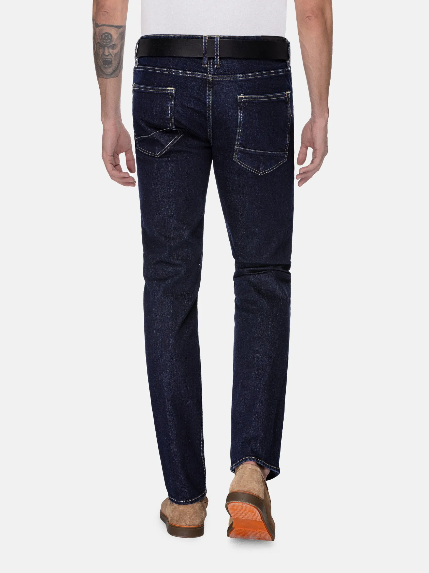 WAM DENIM Jeans*Agrican Slim Fit Dark Navy Jeans