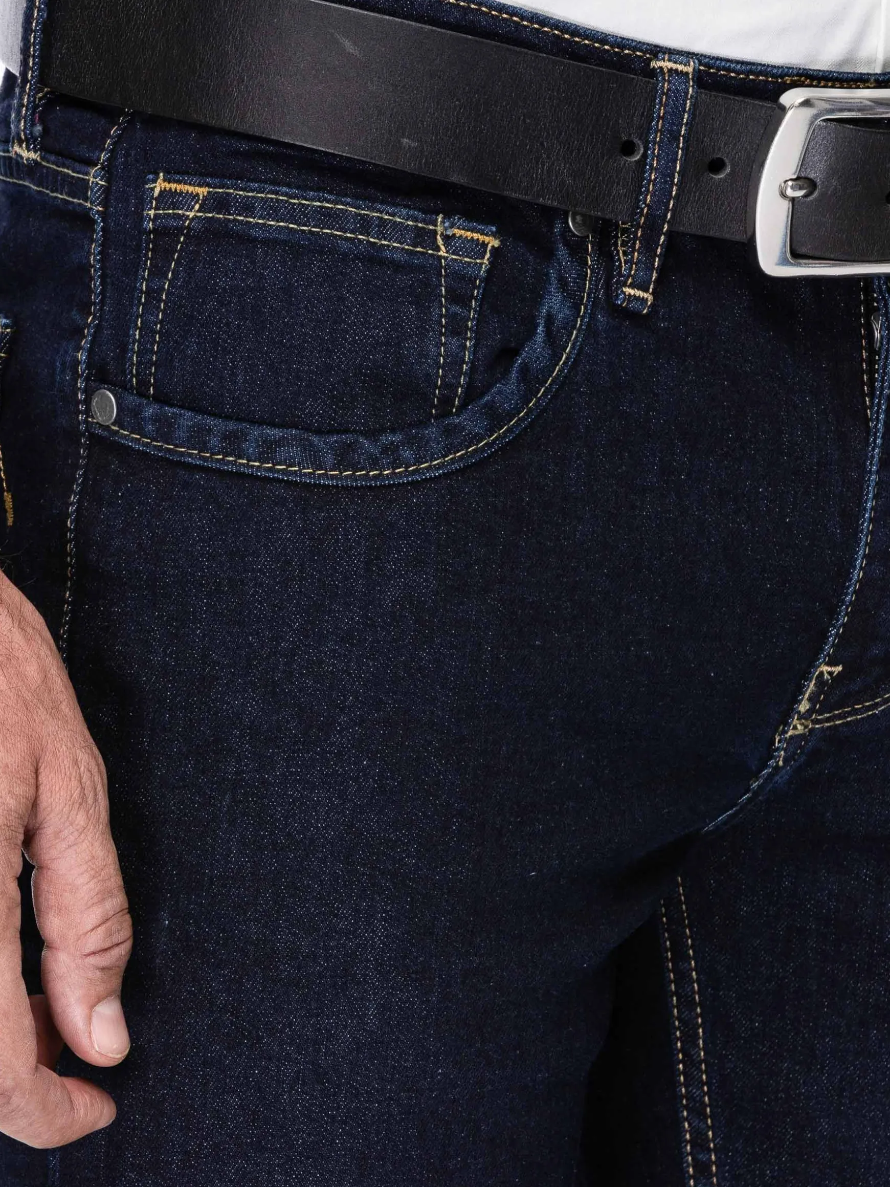 WAM DENIM Jeans*Agrican Slim Fit Dark Navy Jeans