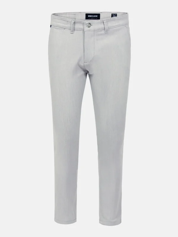 WAM DENIM Chino's*Alaric Slim Fit Grey Chino