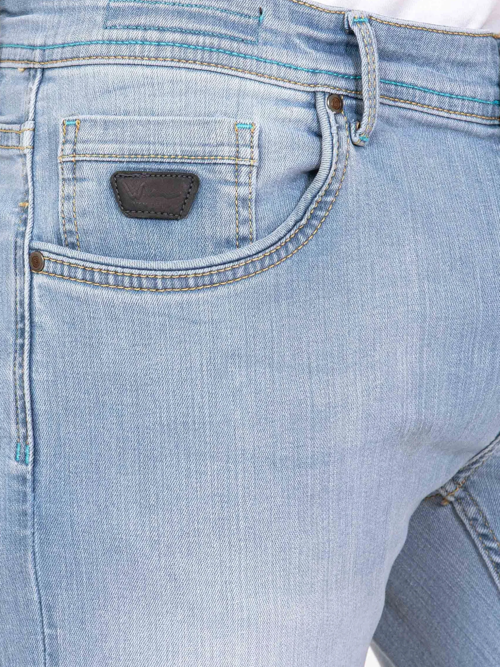 WAM DENIM Jeans*Alexia Faded Blue Slim Fit Jeans