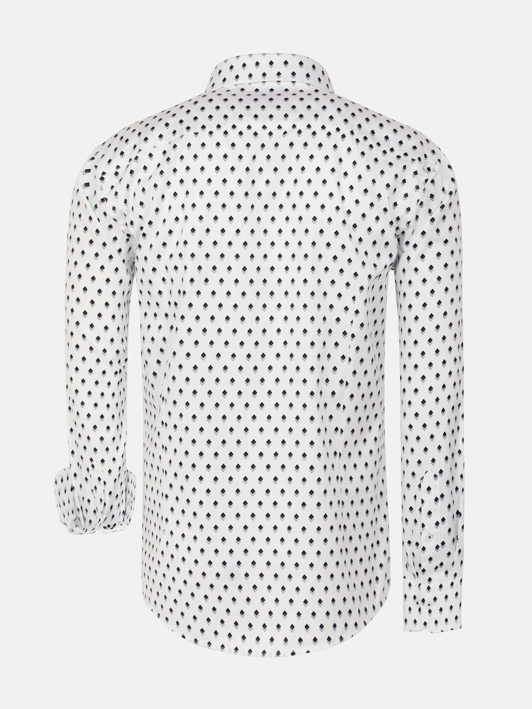 WAM DENIM Overhemd Lange Mouwen*Apollo Tailored Fit White Overhemd