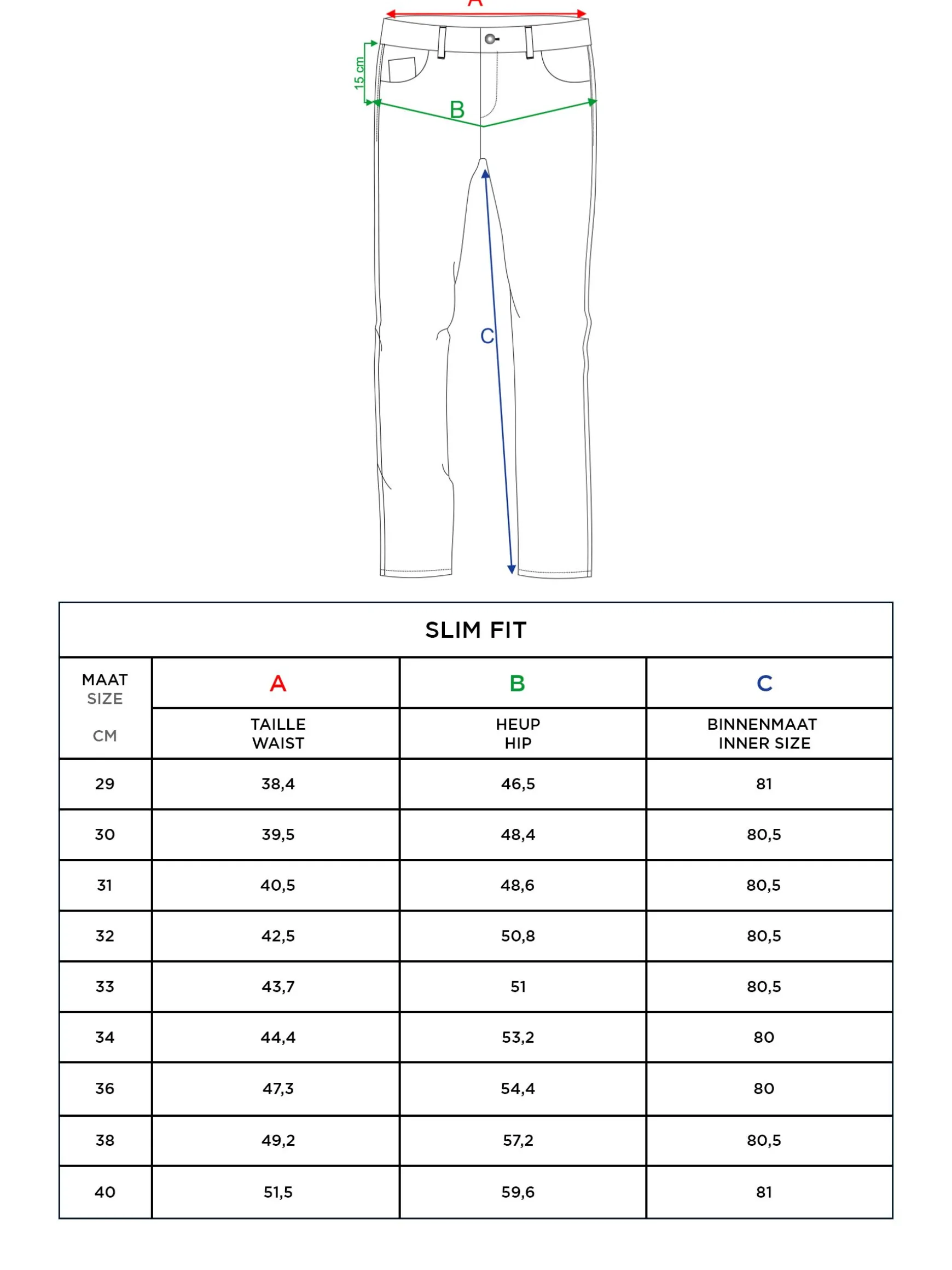 WAM DENIM Jeans*Aramis Comfort Slim Fit Indigo Jeans