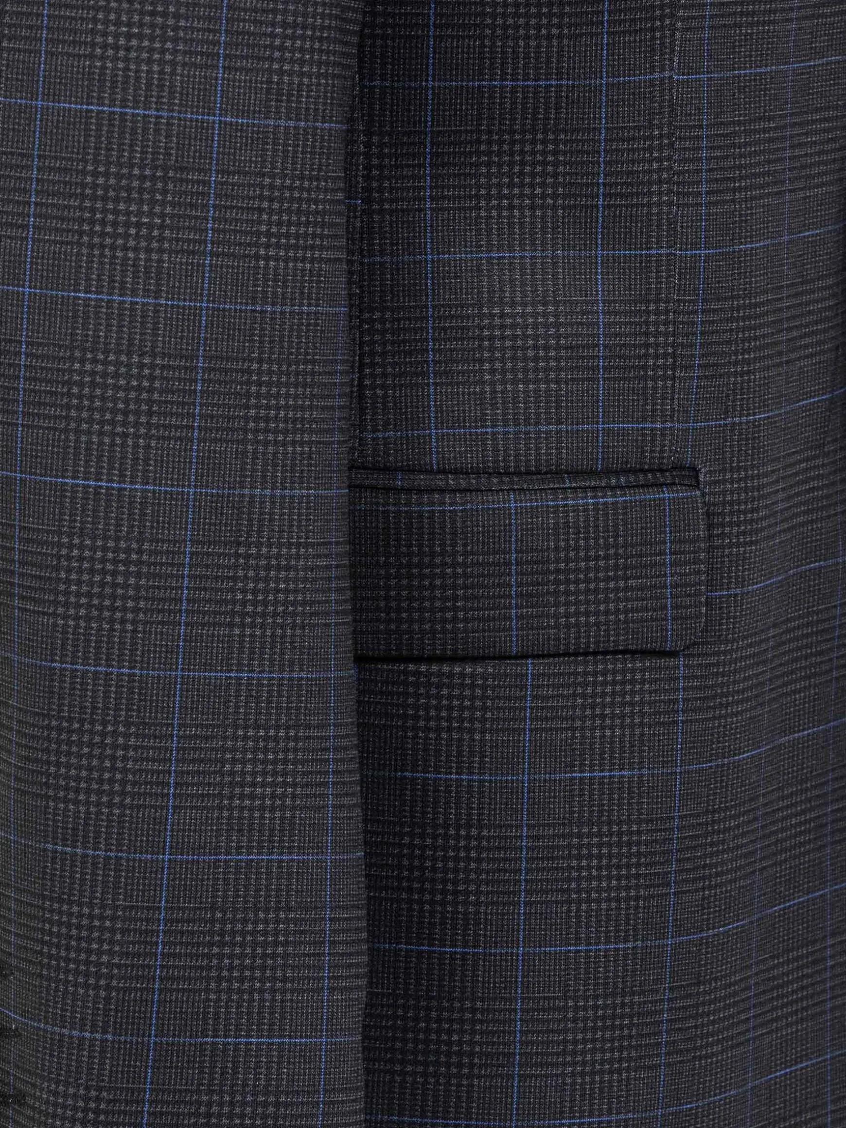 WAM DENIM Pakken & Maatwerk*Archer Checkered Indigo Navy Colbert