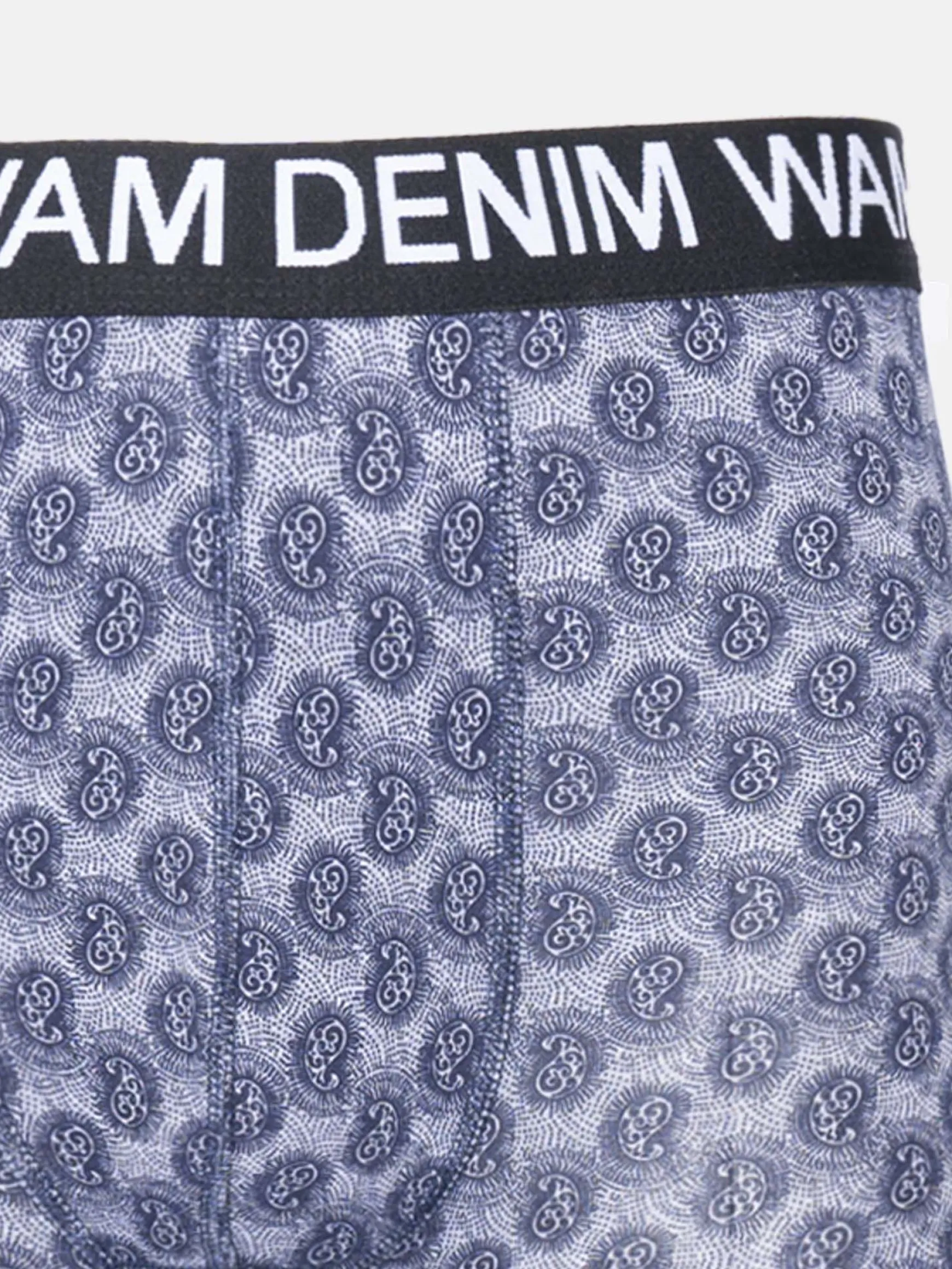 WAM DENIM Boxers*Boxer 73006 Mabou Grey Dark Red