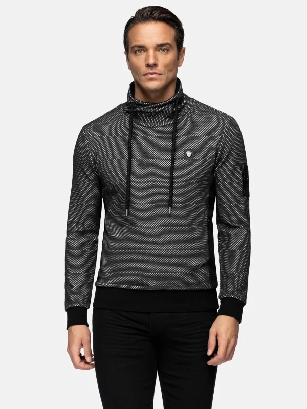 WAM DENIM Sweaters & Vesten*Calvan High Neck Black Sweater