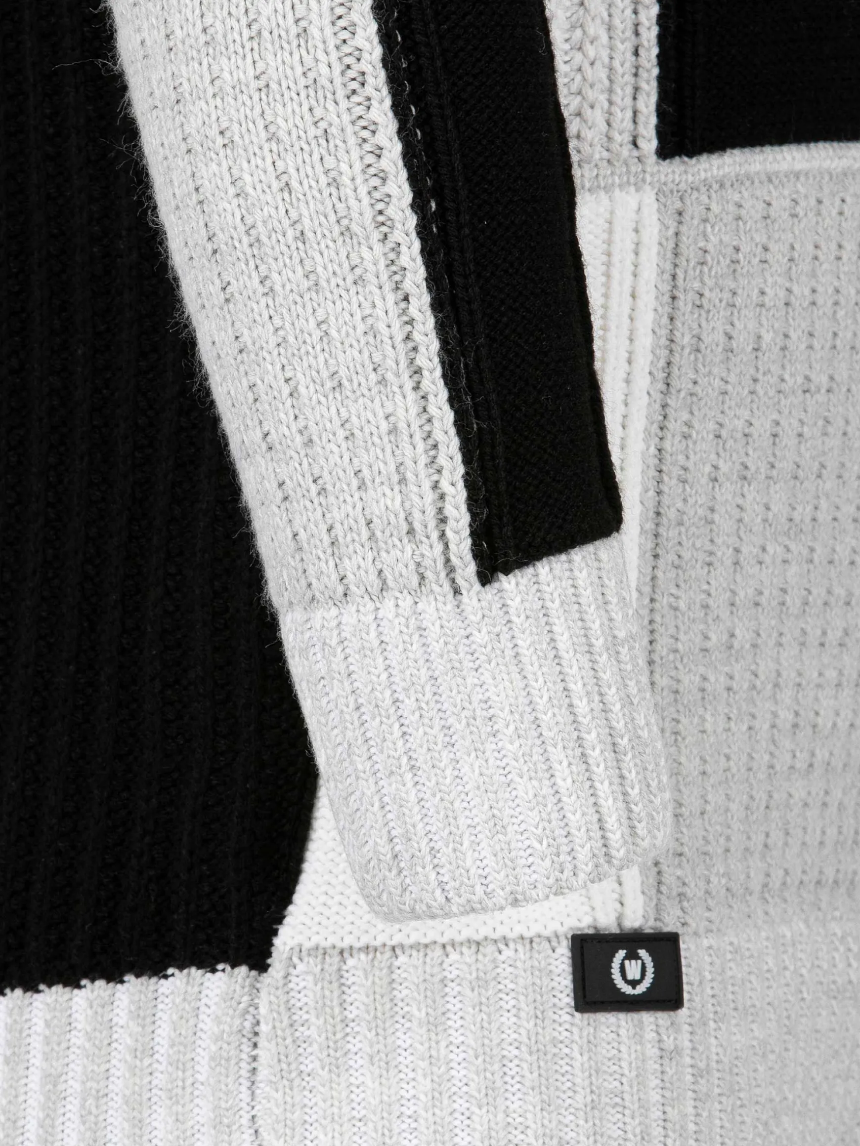 WAM DENIM Truien & Pullovers*Cambridge Pattern Black White Truien