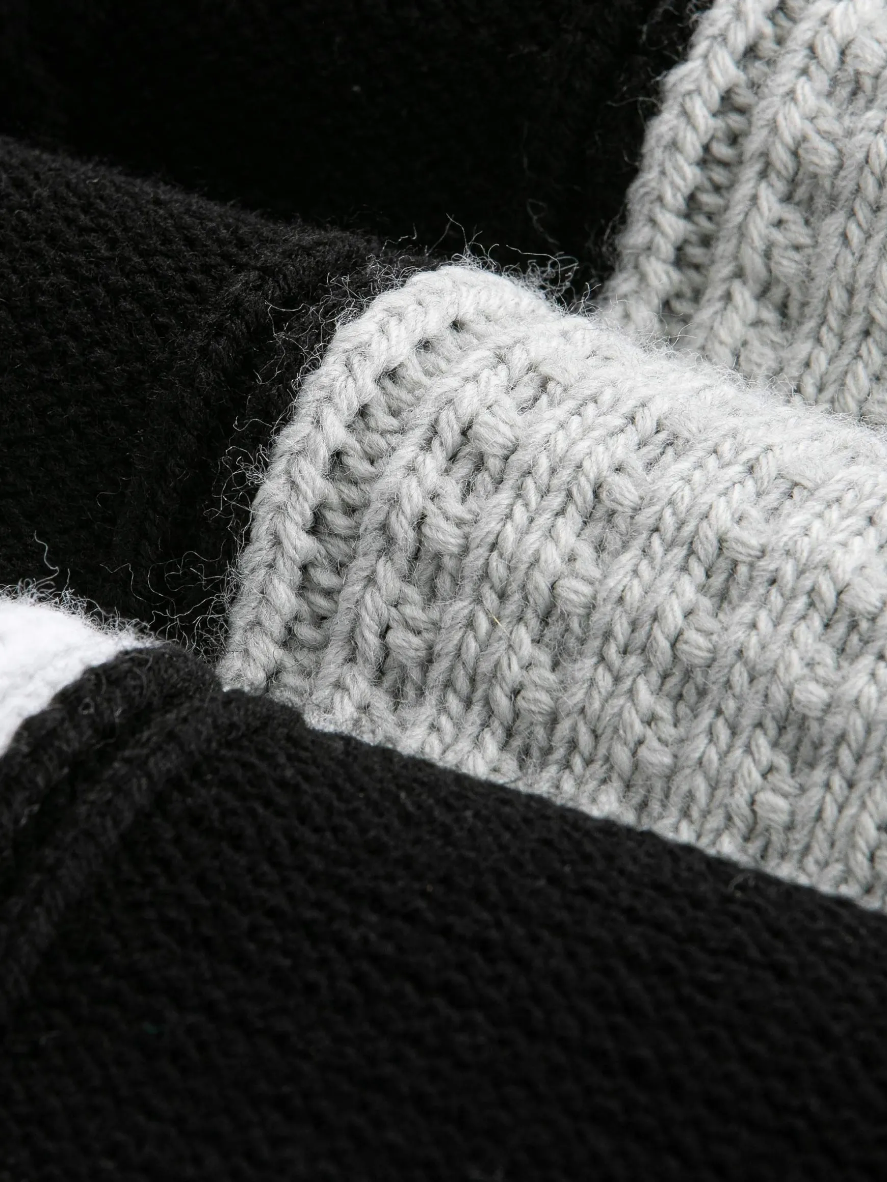 WAM DENIM Truien & Pullovers*Cambridge Pattern Black White Truien