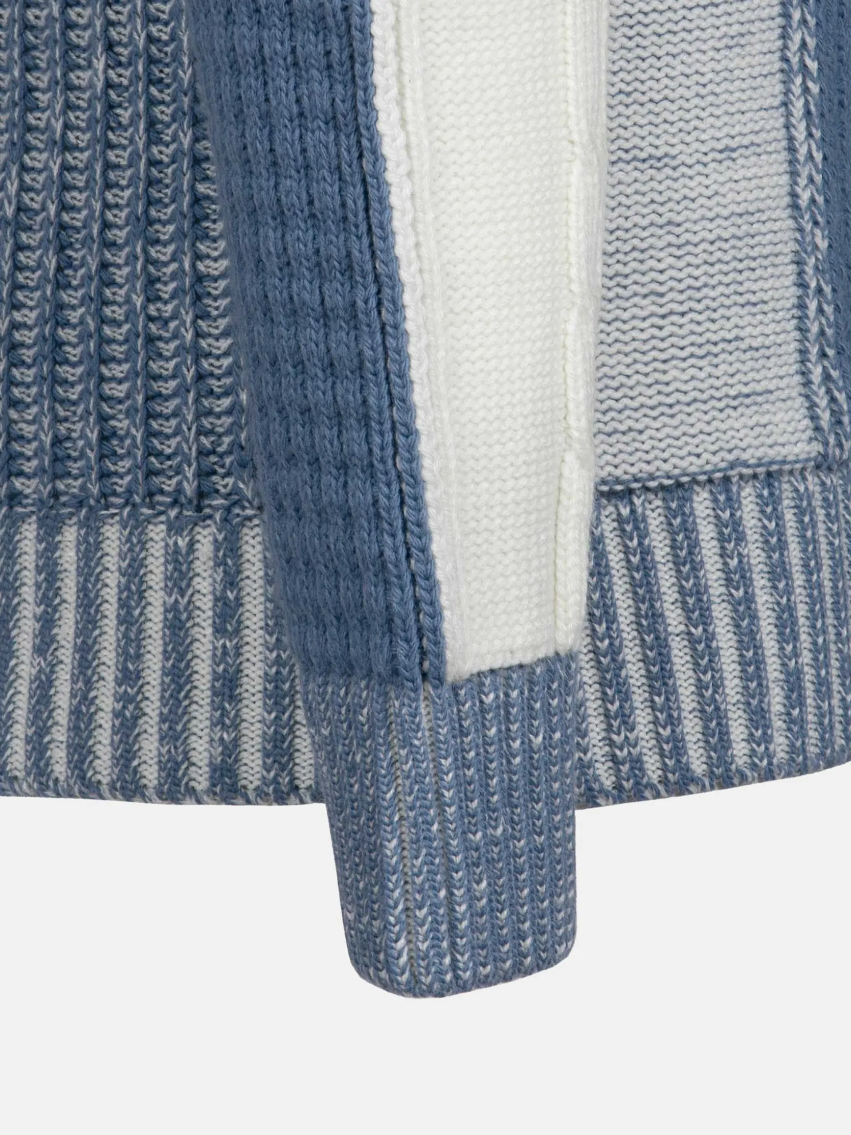 WAM DENIM Truien & Pullovers*Cambridge Pattern Blue White Truien