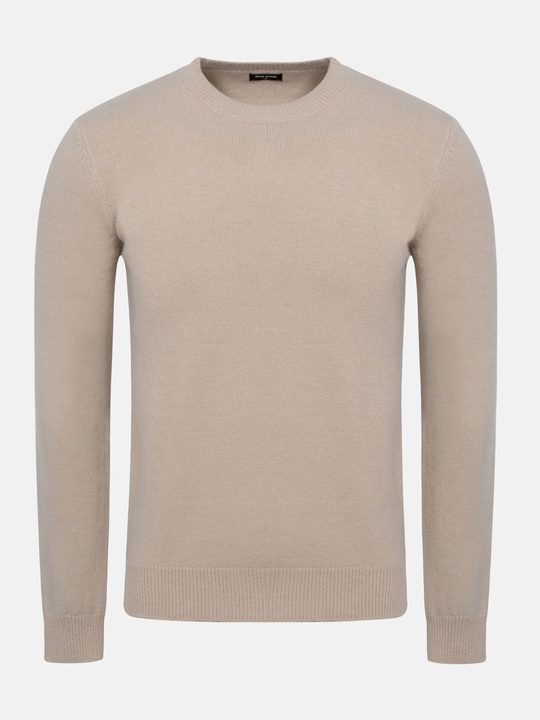 WAM DENIM Sweaters & Vesten*Cassian Crew Neck Beige Sweater