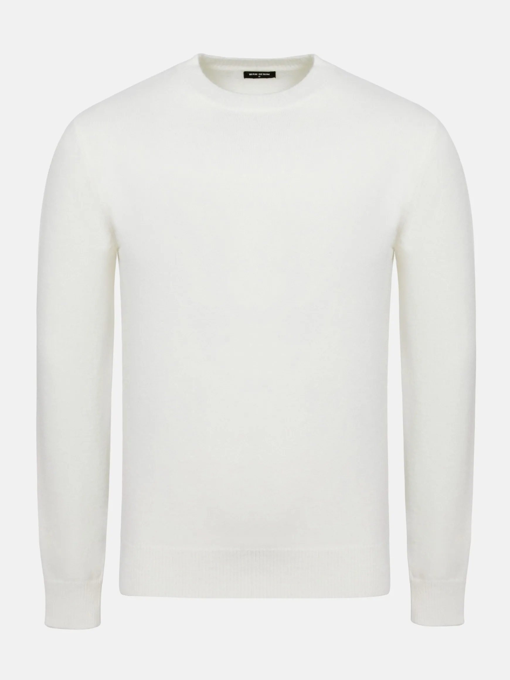 WAM DENIM Sweaters & Vesten*Cassian Crew Neck Off White Sweater