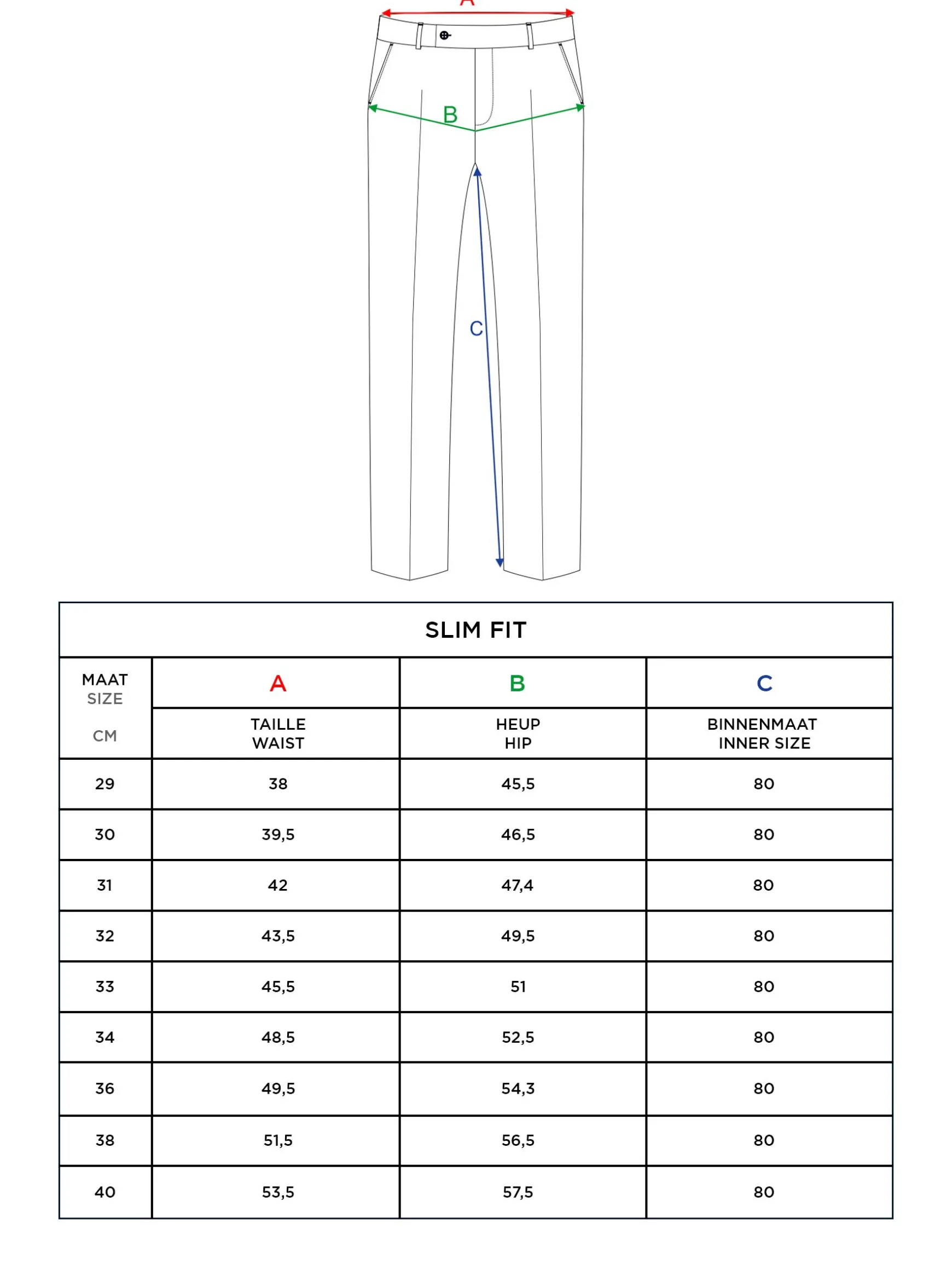 WAM DENIM Pakken & Maatwerk*Colten Black Pantalon