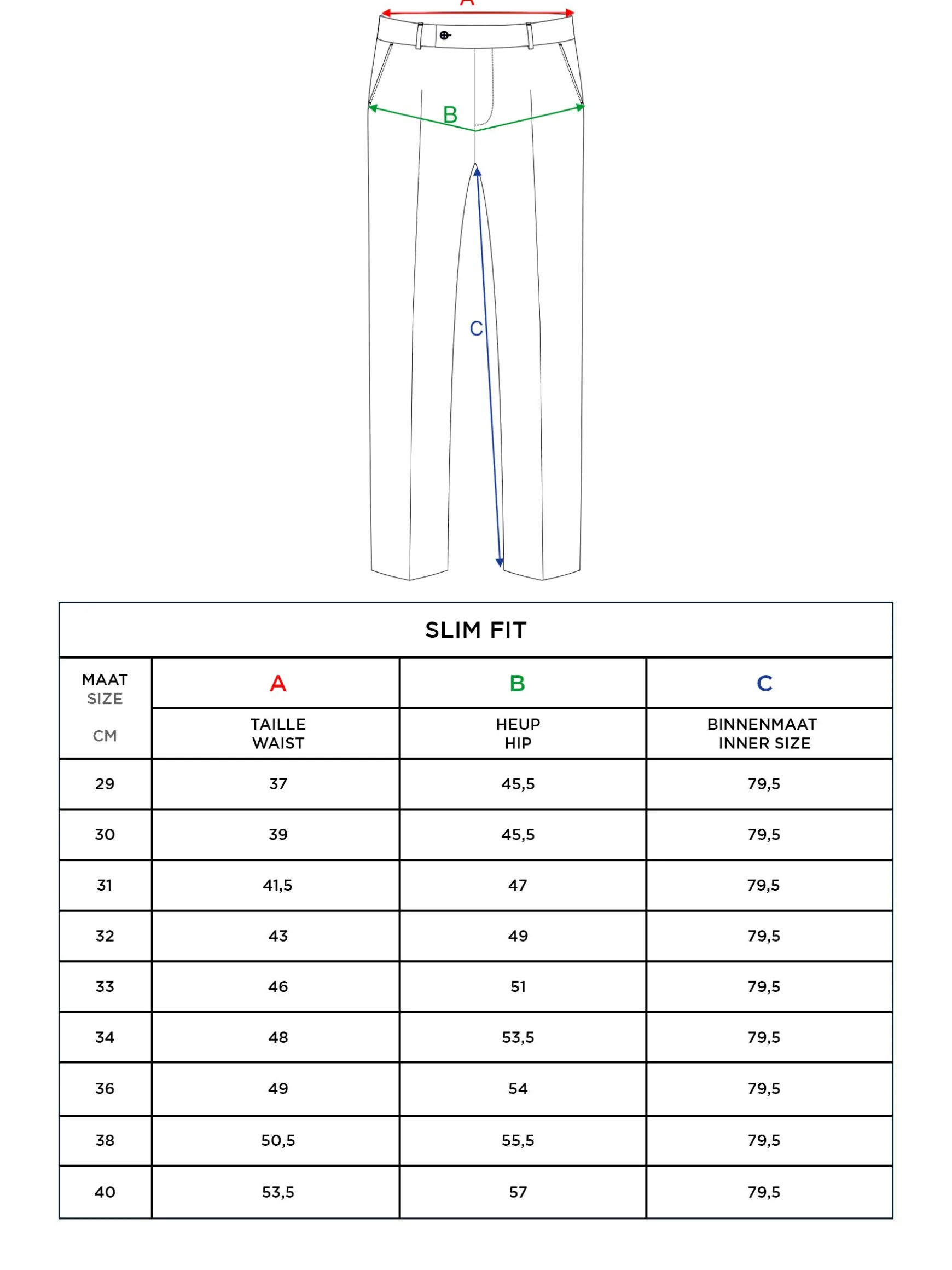 WAM DENIM Pakken & Maatwerk*Colten Light Grey Pantalon