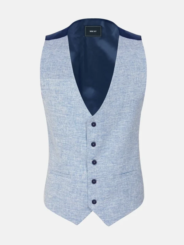 WAM DENIM Pakken & Maatwerk*Cullen Blue Gilet