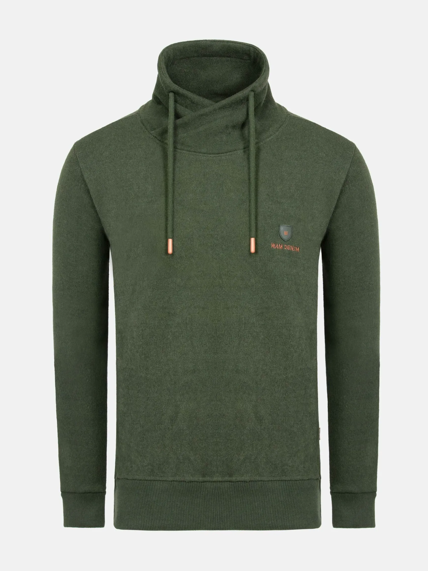 WAM DENIM Sweaters & Vesten*Damari Mock Neck Khaki Sweater