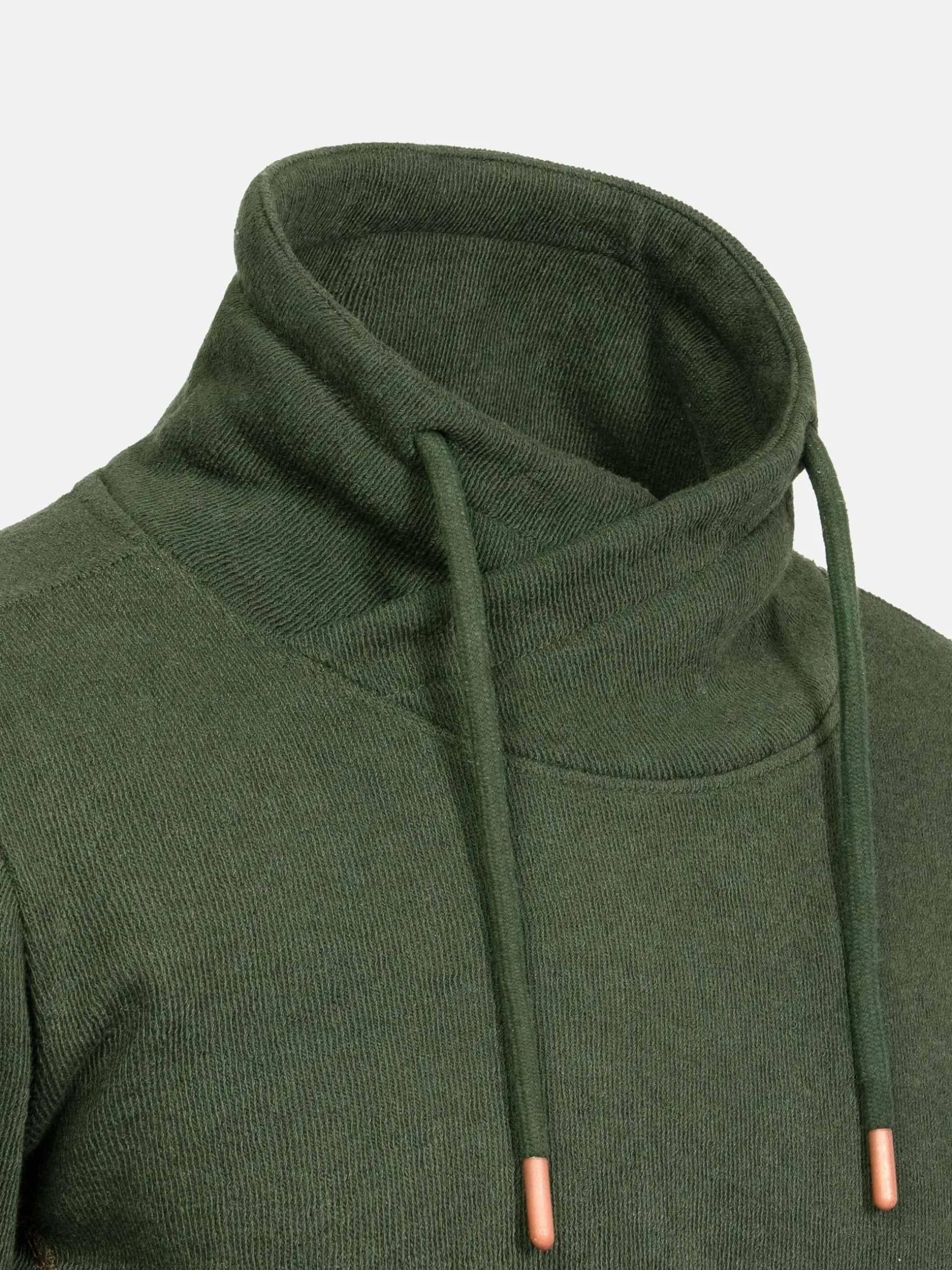 WAM DENIM Sweaters & Vesten*Damari Mock Neck Khaki Sweater