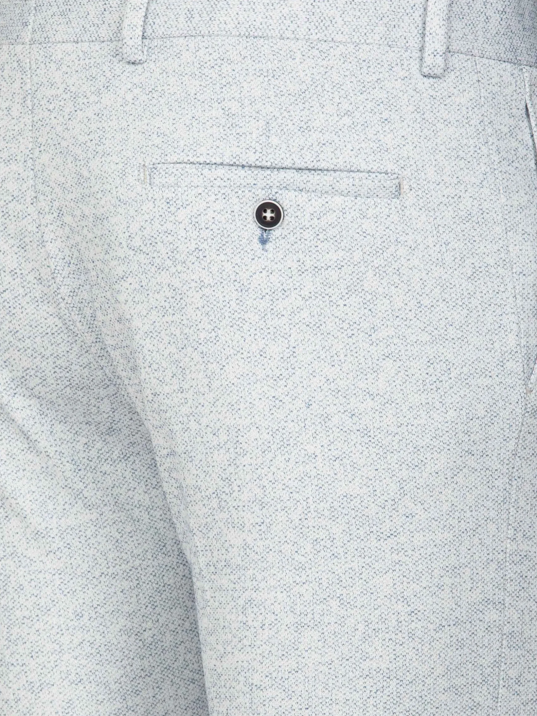 WAM DENIM Pakken & Maatwerk*Darren Blue White Pantalon