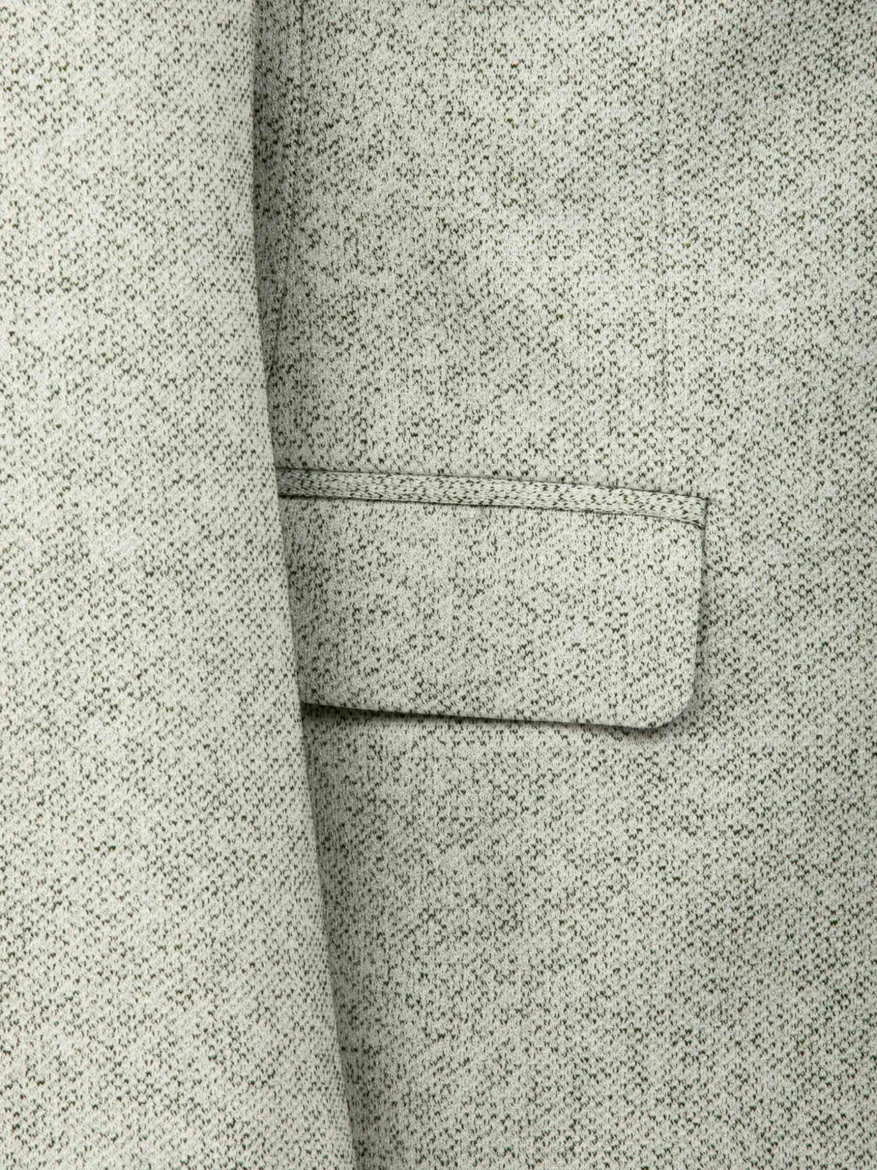 WAM DENIM Pakken & Maatwerk*Darren Single Breast Green White Colbert