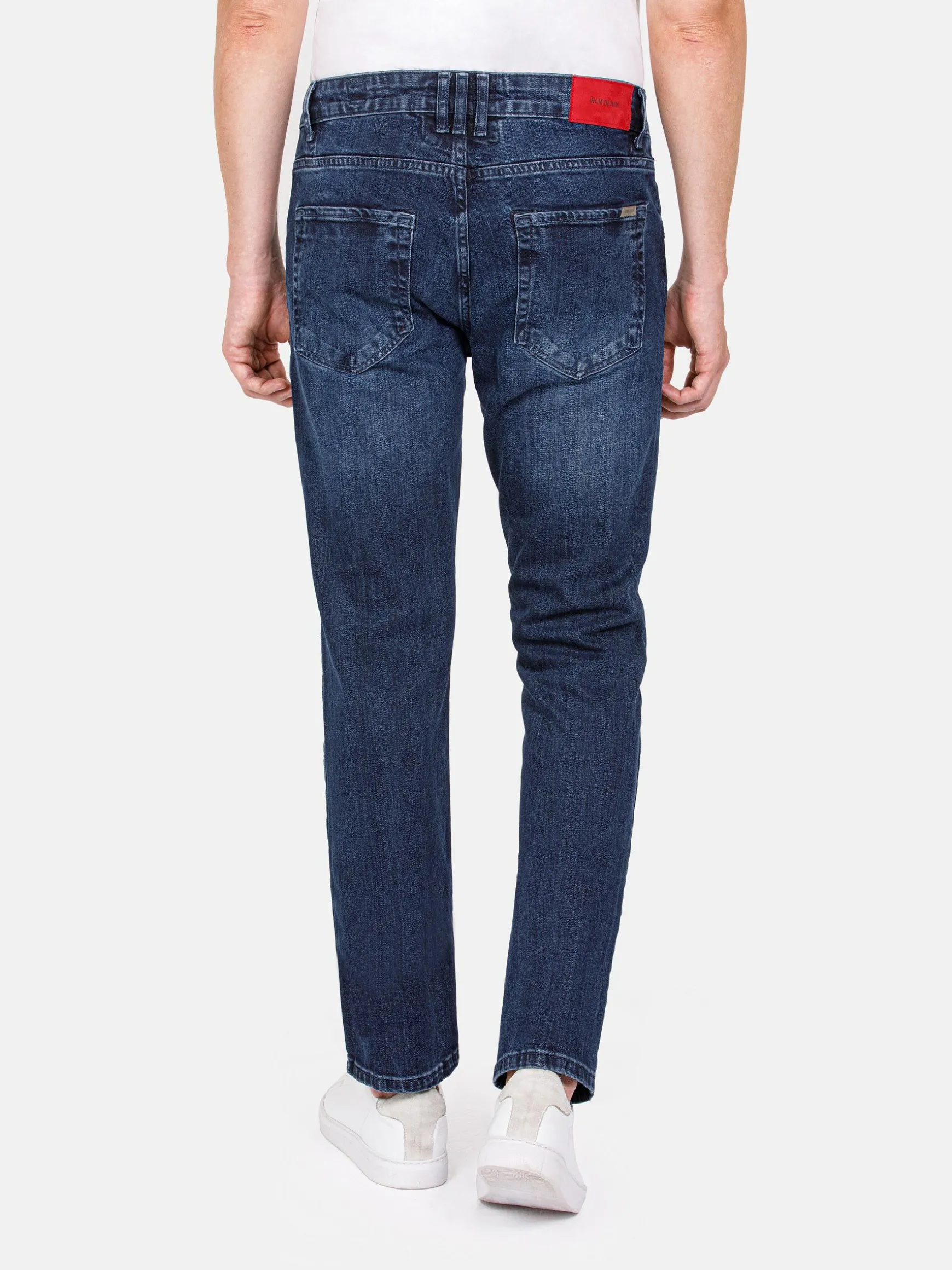 WAM DENIM Jeans*Dickinson Tailored Fit Navy Jeans