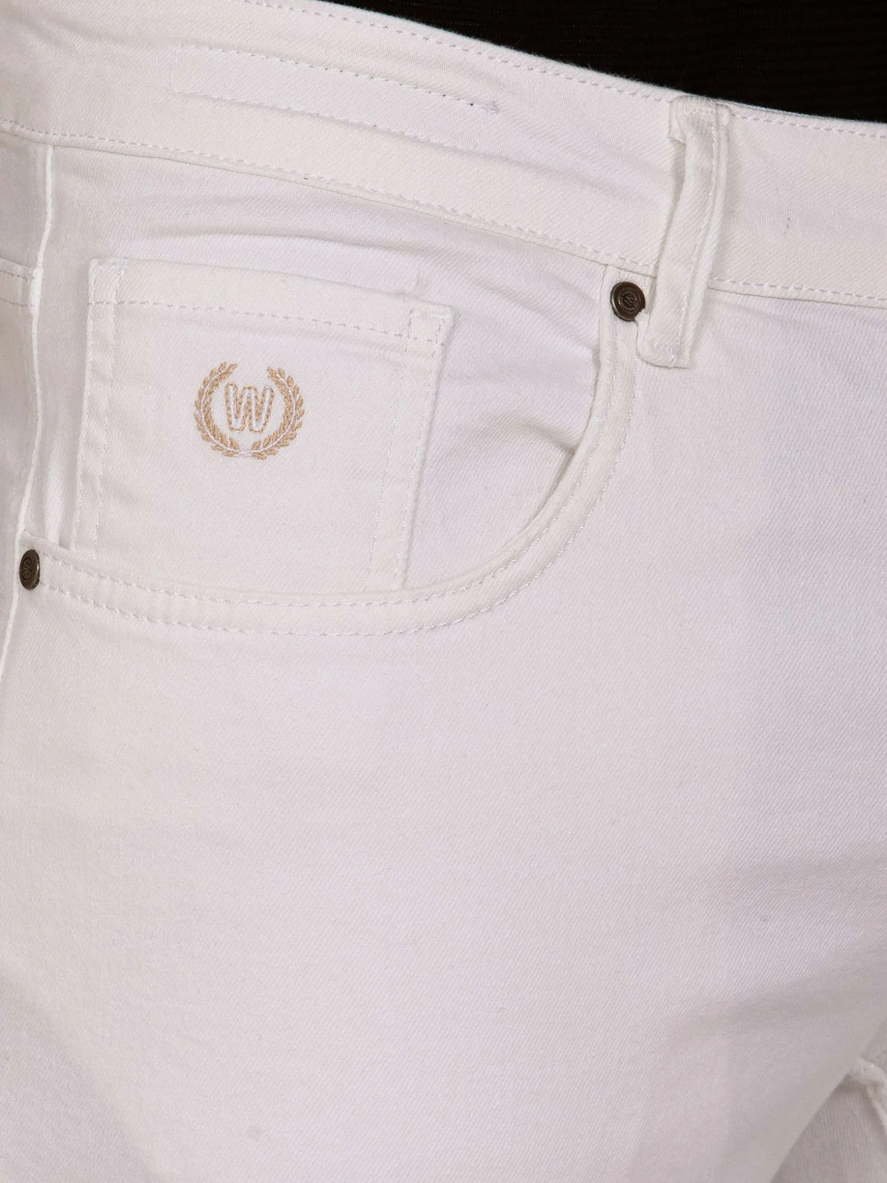 WAM DENIM Jeans*Digorgio Slim Fit Off White Jeans