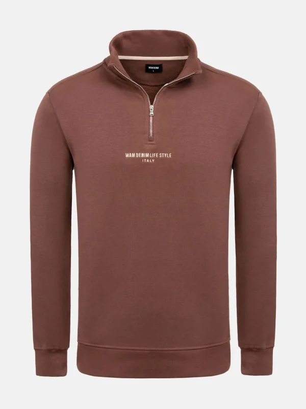 WAM DENIM Sweaters & Vesten*Elio Light Brown Sweater