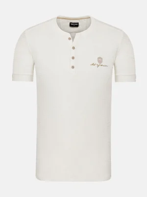 WAM DENIM T-Shirts*Elliot Crew Neck Off White T-Shirt