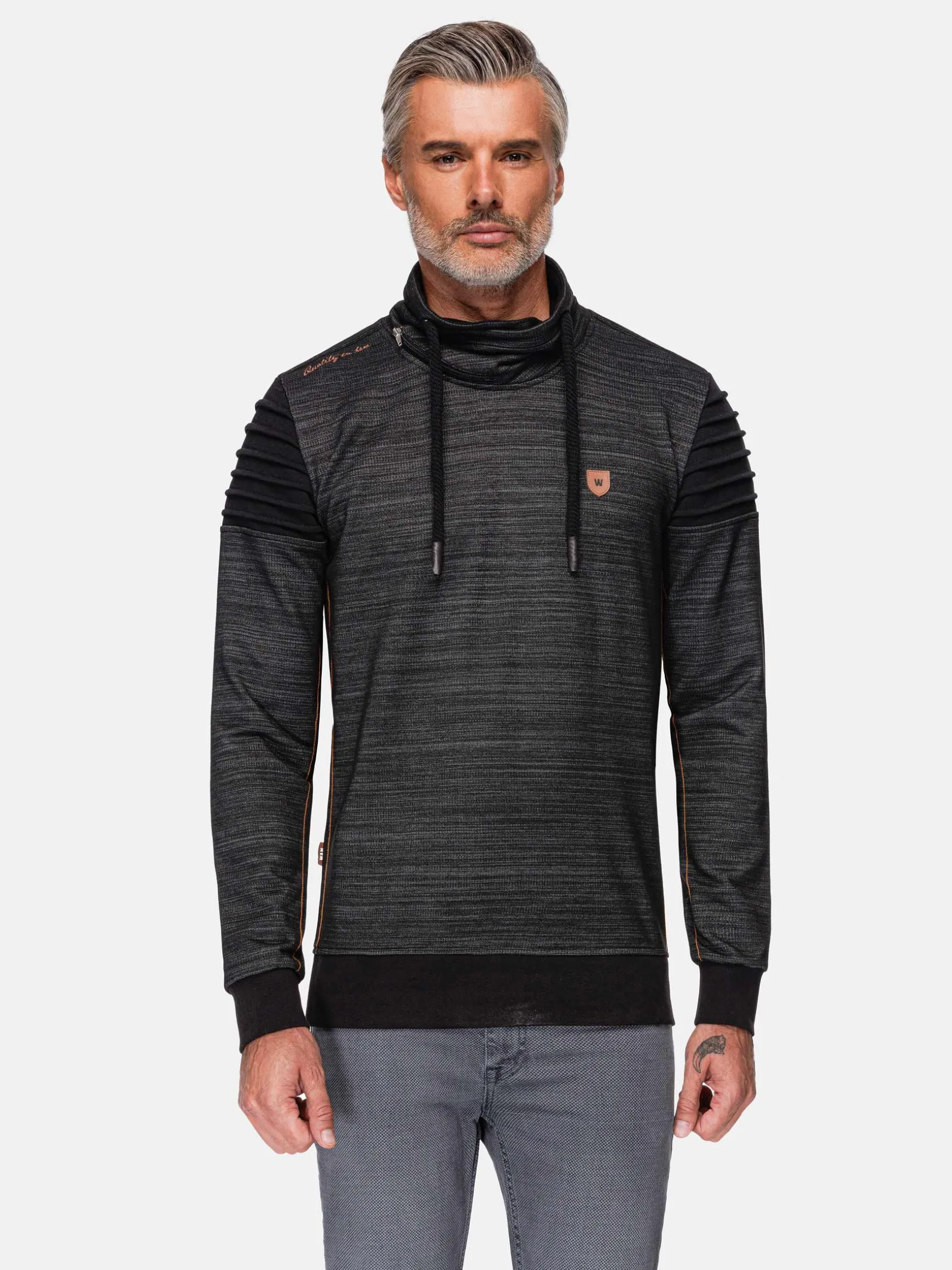 WAM DENIM Sweaters & Vesten*Ember Turtlenecked Black Sweater