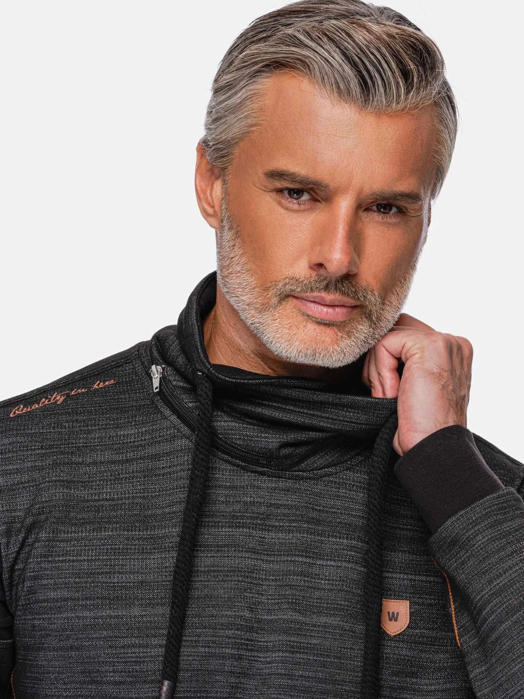 WAM DENIM Sweaters & Vesten*Ember Turtlenecked Black Sweater