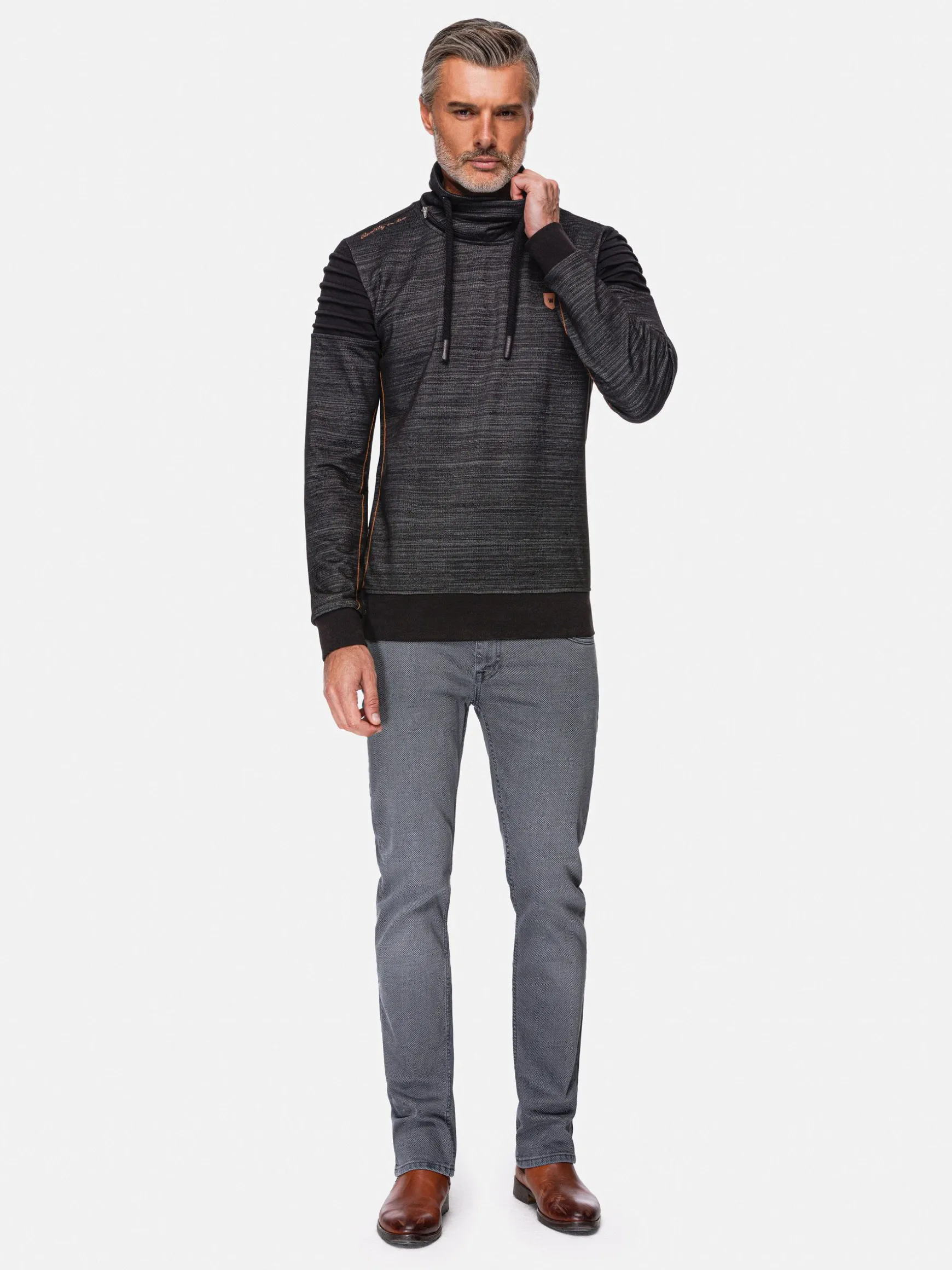 WAM DENIM Sweaters & Vesten*Ember Turtlenecked Black Sweater