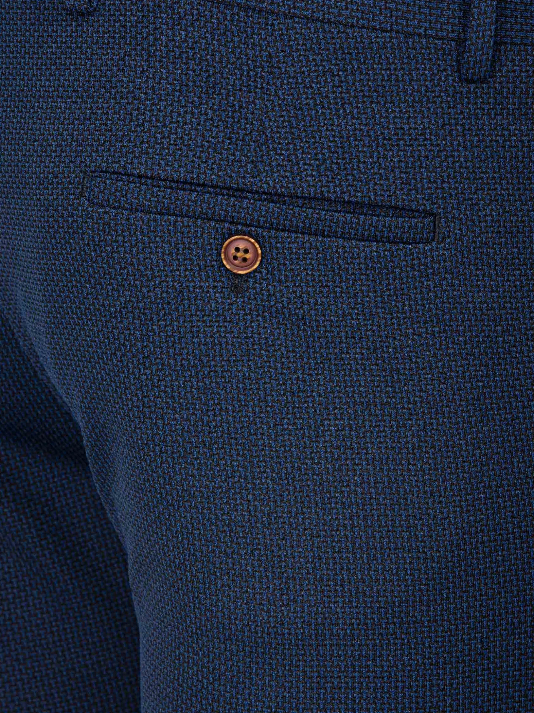 WAM DENIM Pakken & Maatwerk*Franco Royal Blue Pantalon