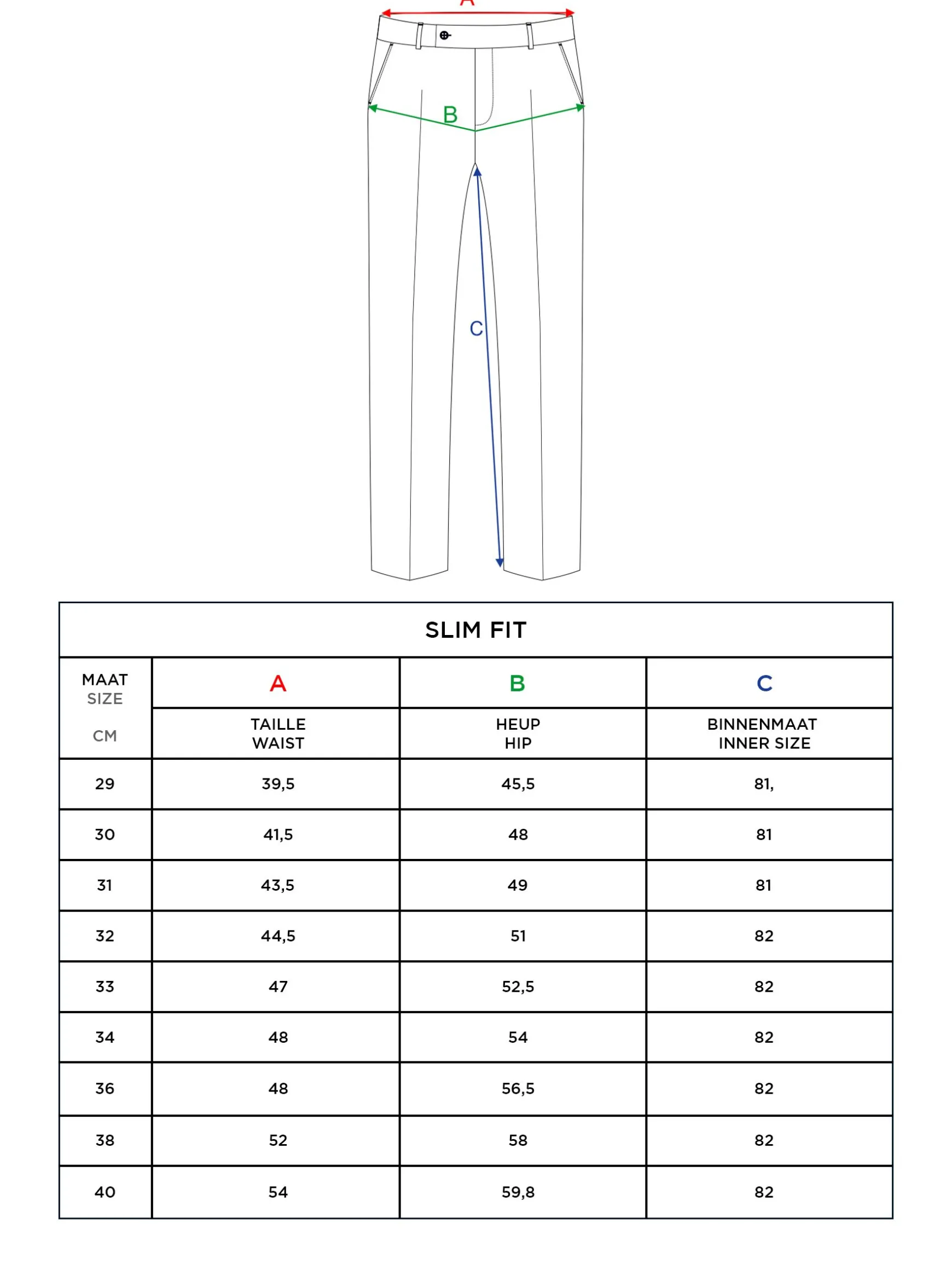 WAM DENIM Pakken & Maatwerk*Franco Royal Blue Pantalon