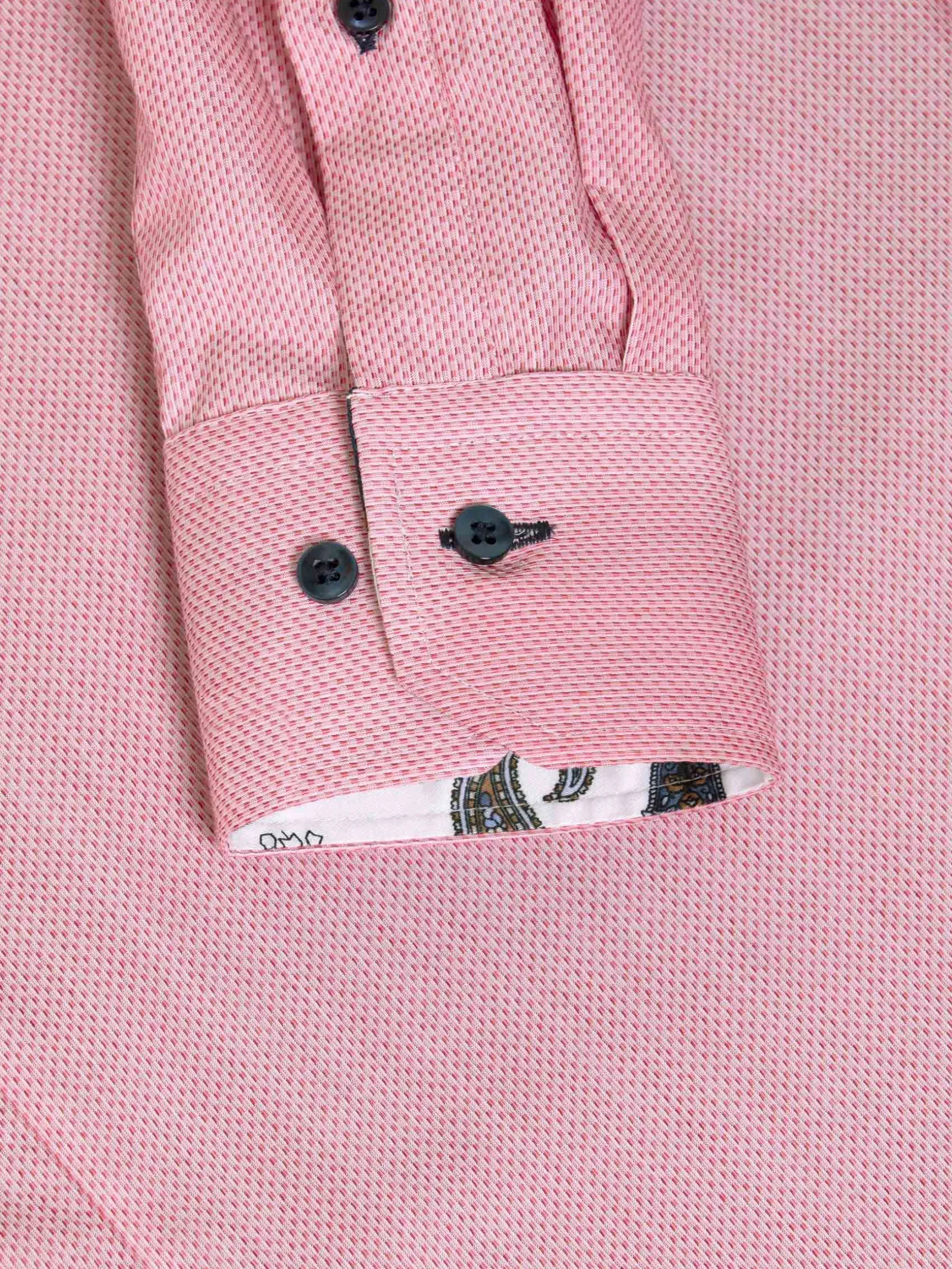 WAM DENIM Overhemd Lange Mouwen*Grace Fuchsia Overhemd Lange Mouw