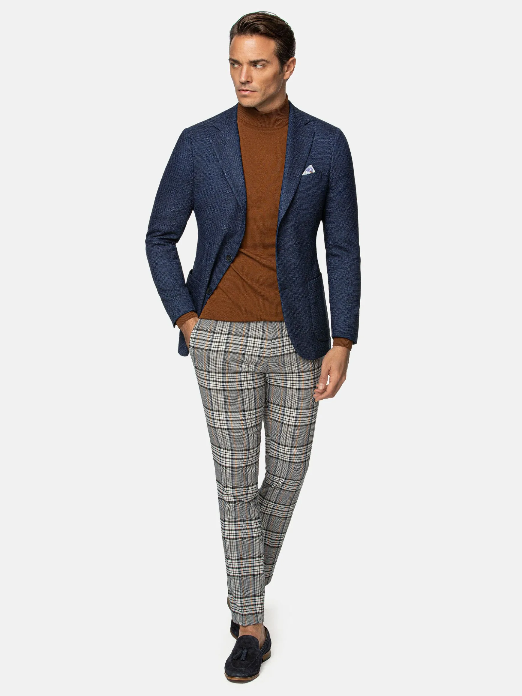 WAM DENIM Colberts & Blazers*Harmony Single Breasted Navy Colbert