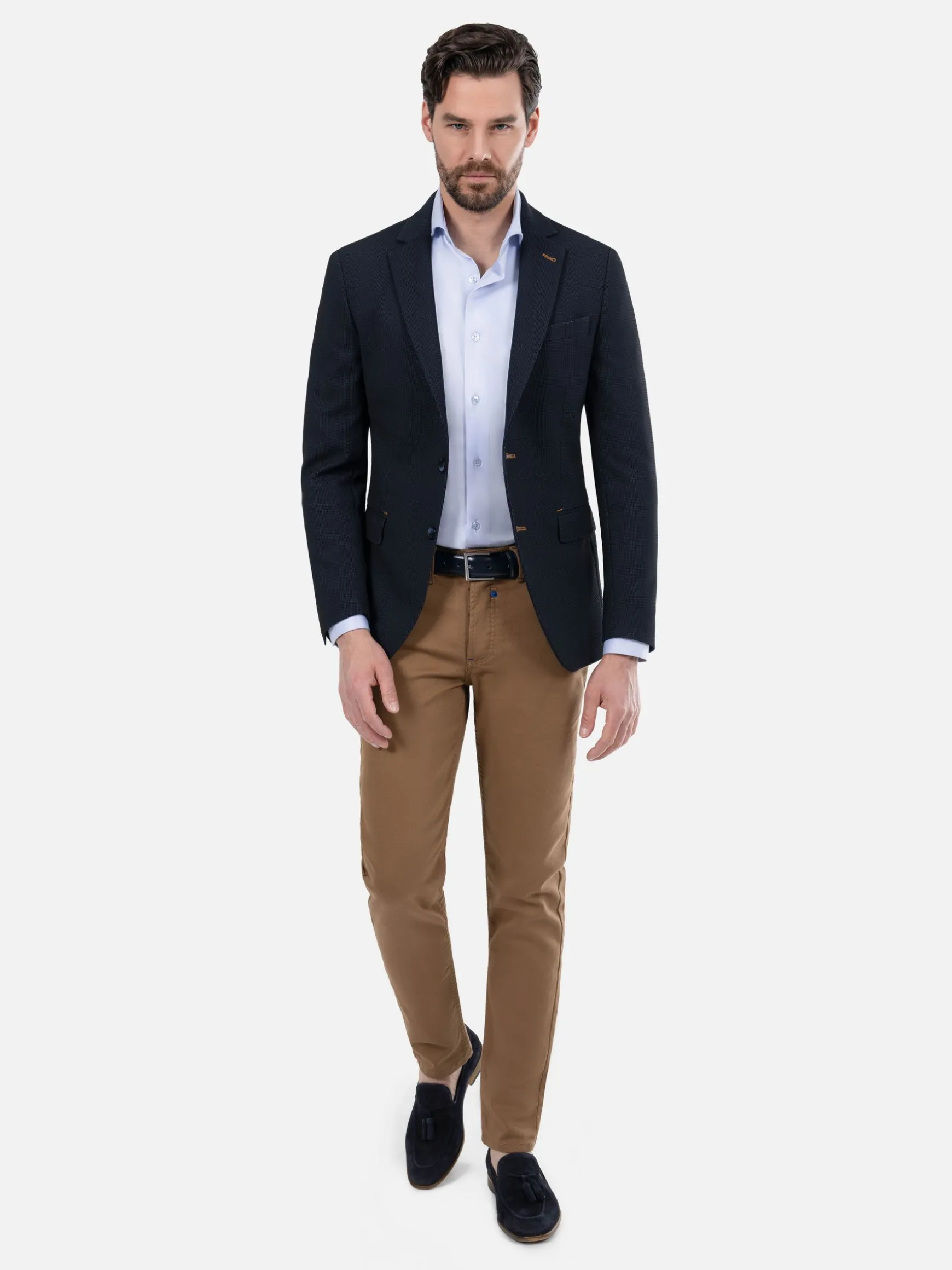 WAM DENIM Overhemd Lange Mouwen*Harvery Specter Light Blue Long Sleeve Overhemd