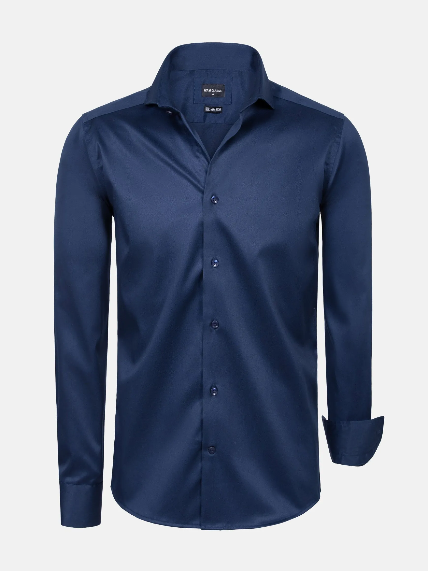 WAM DENIM Overhemd Lange Mouwen*Harvery Specter Navy Long Sleeve Overhemd