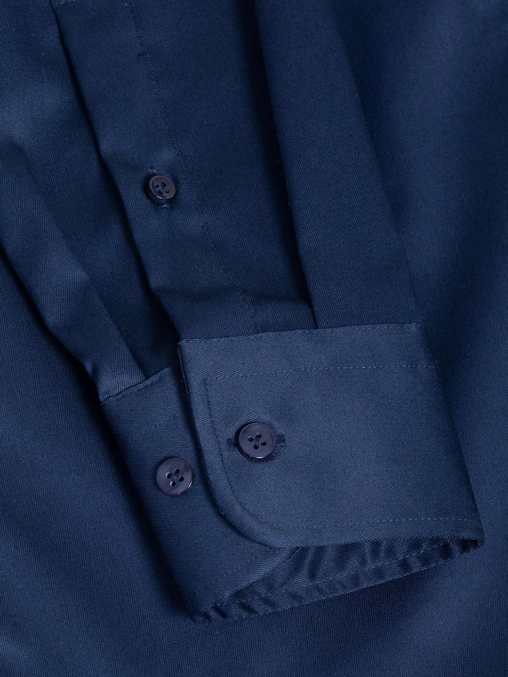 WAM DENIM Overhemd Lange Mouwen*Harvery Specter Navy Long Sleeve Overhemd