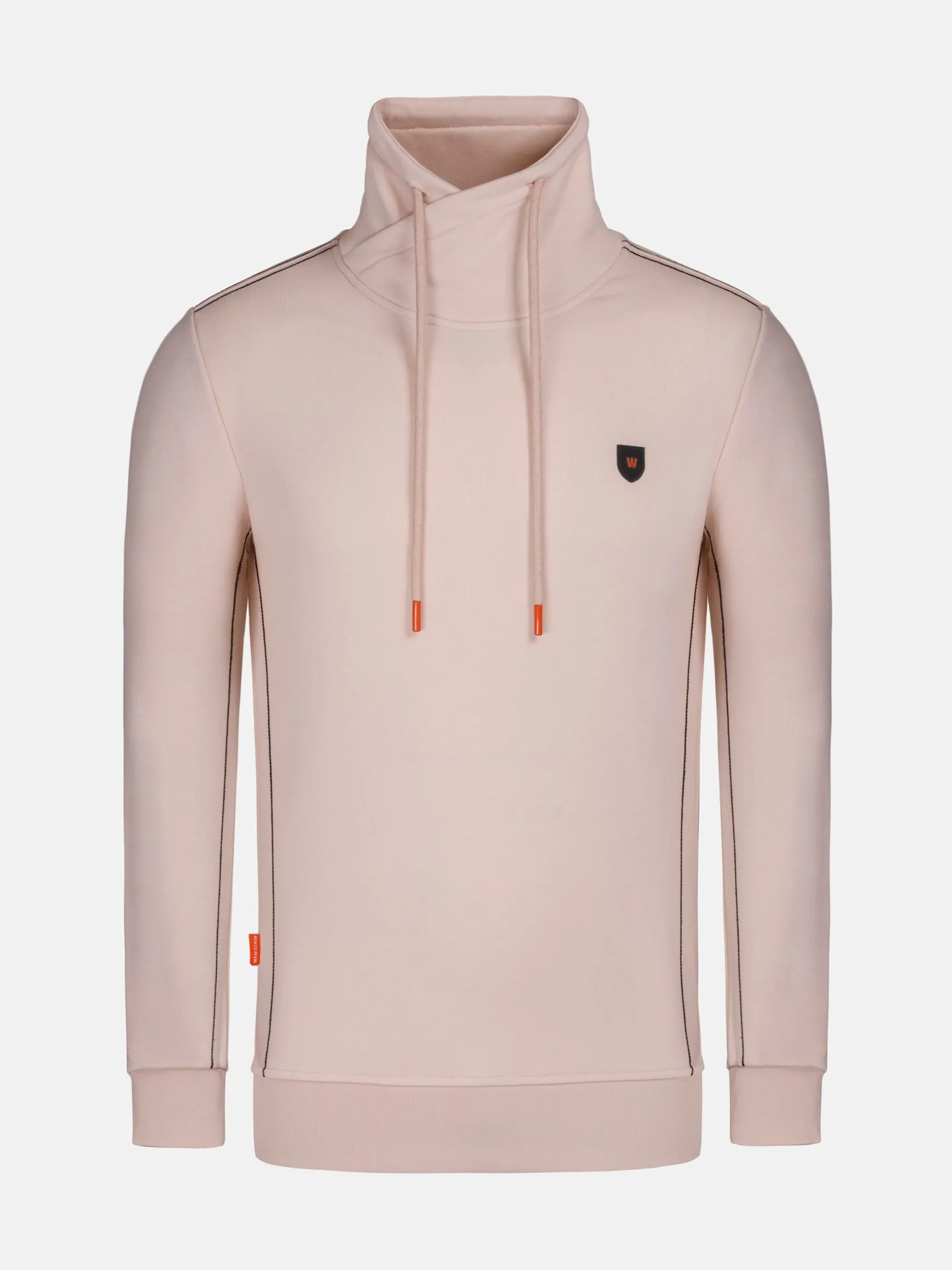 WAM DENIM Sweaters & Vesten*Hawaiian High Neck Beige Sweater