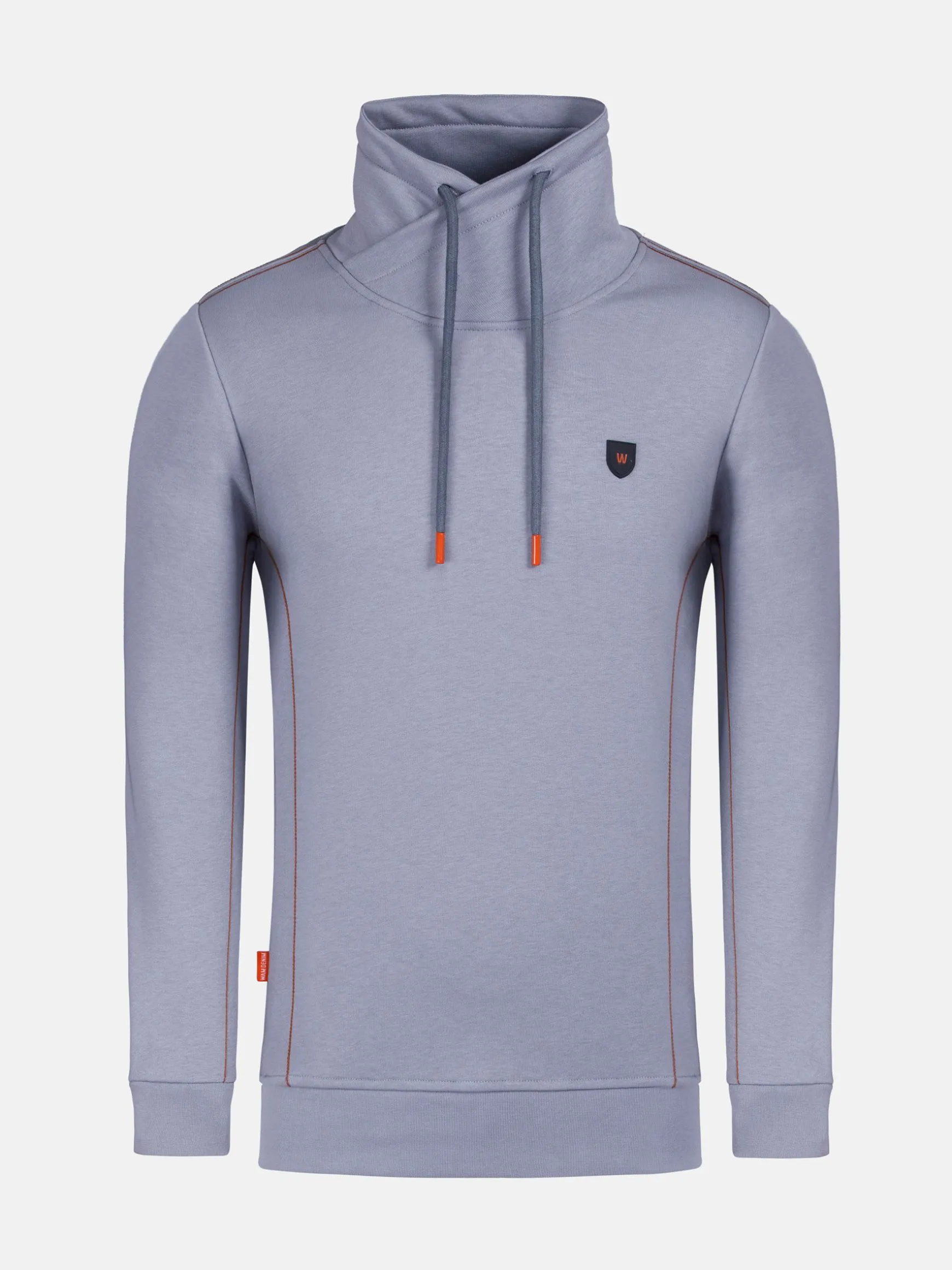 WAM DENIM Sweaters & Vesten*Hawaiian High Neck grey Sweater