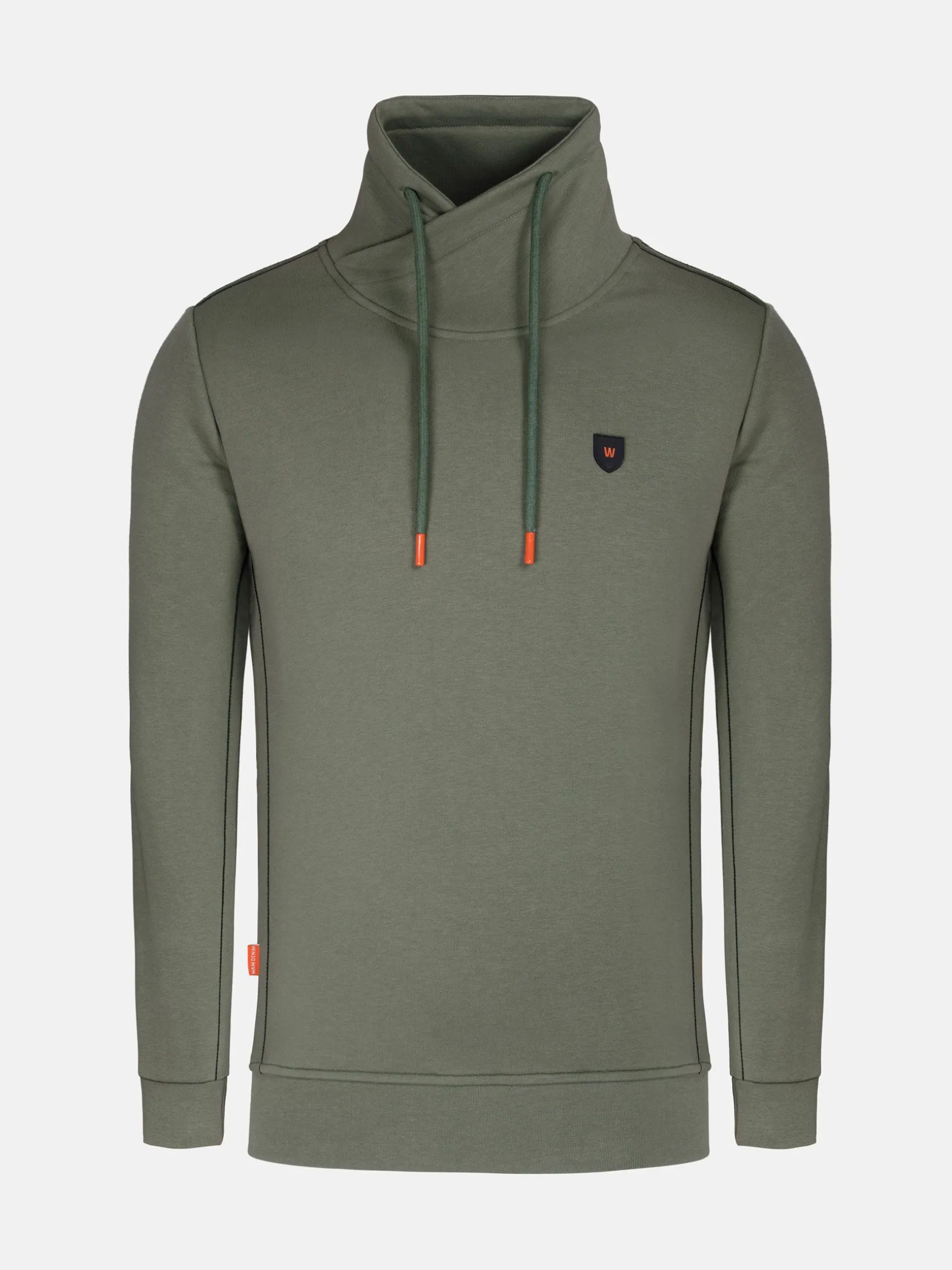 WAM DENIM Sweaters & Vesten*Hawaiian High Neck Khaki Sweater