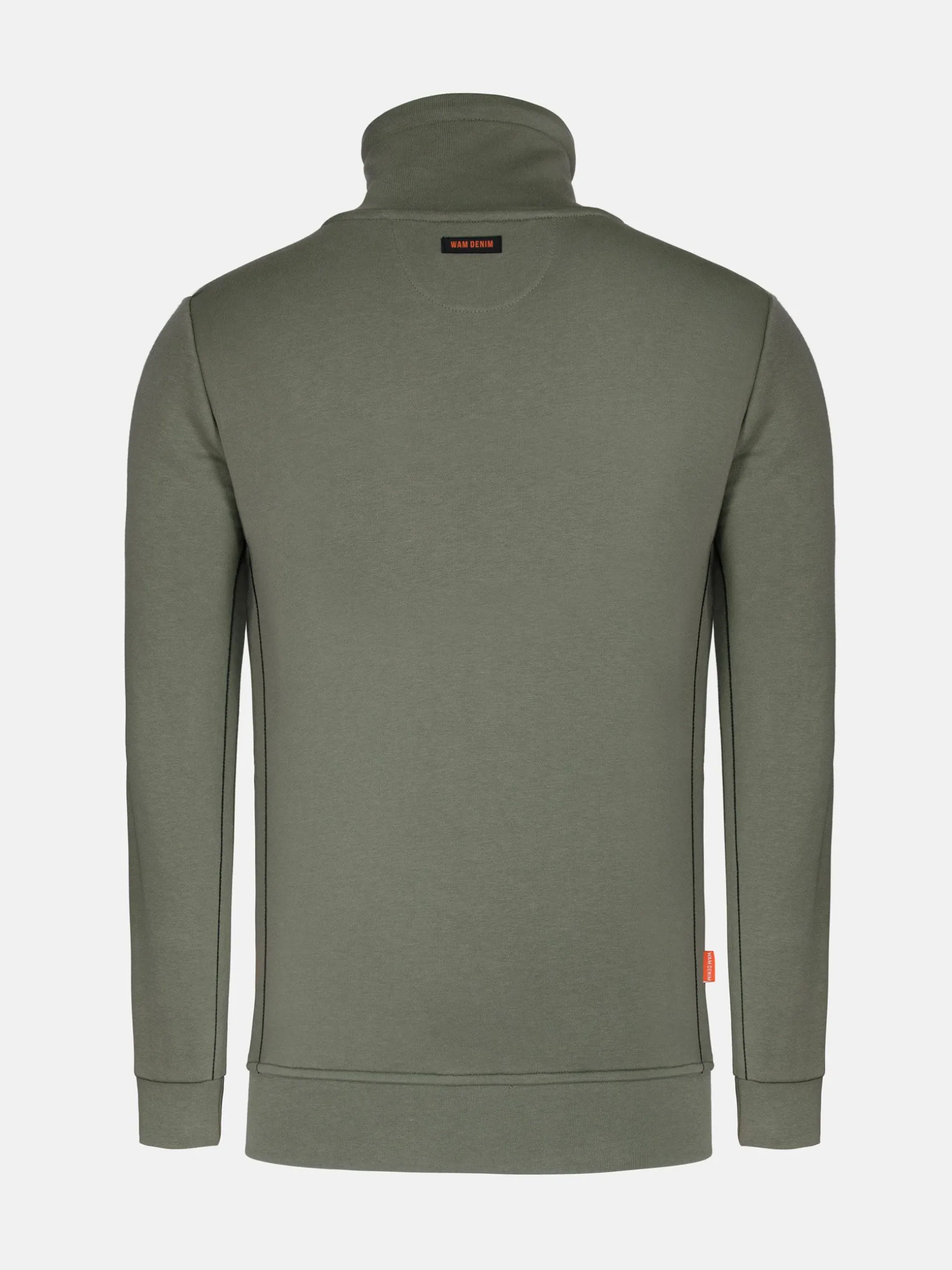 WAM DENIM Sweaters & Vesten*Hawaiian High Neck Khaki Sweater