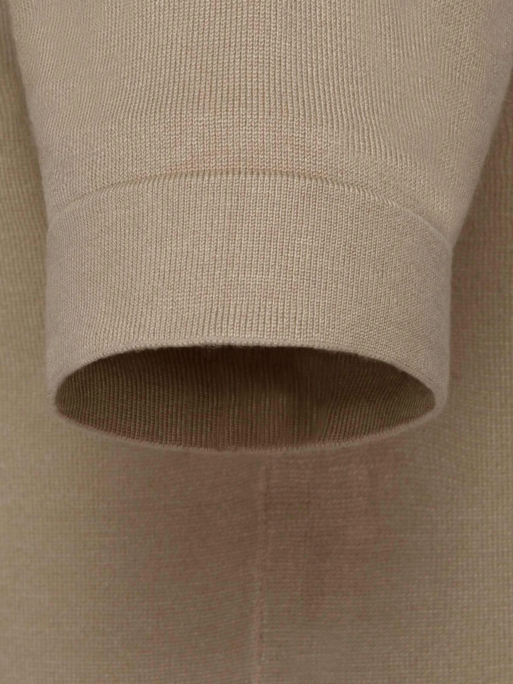 WAM DENIM Polo's*James Full Button-Down Beige Polo