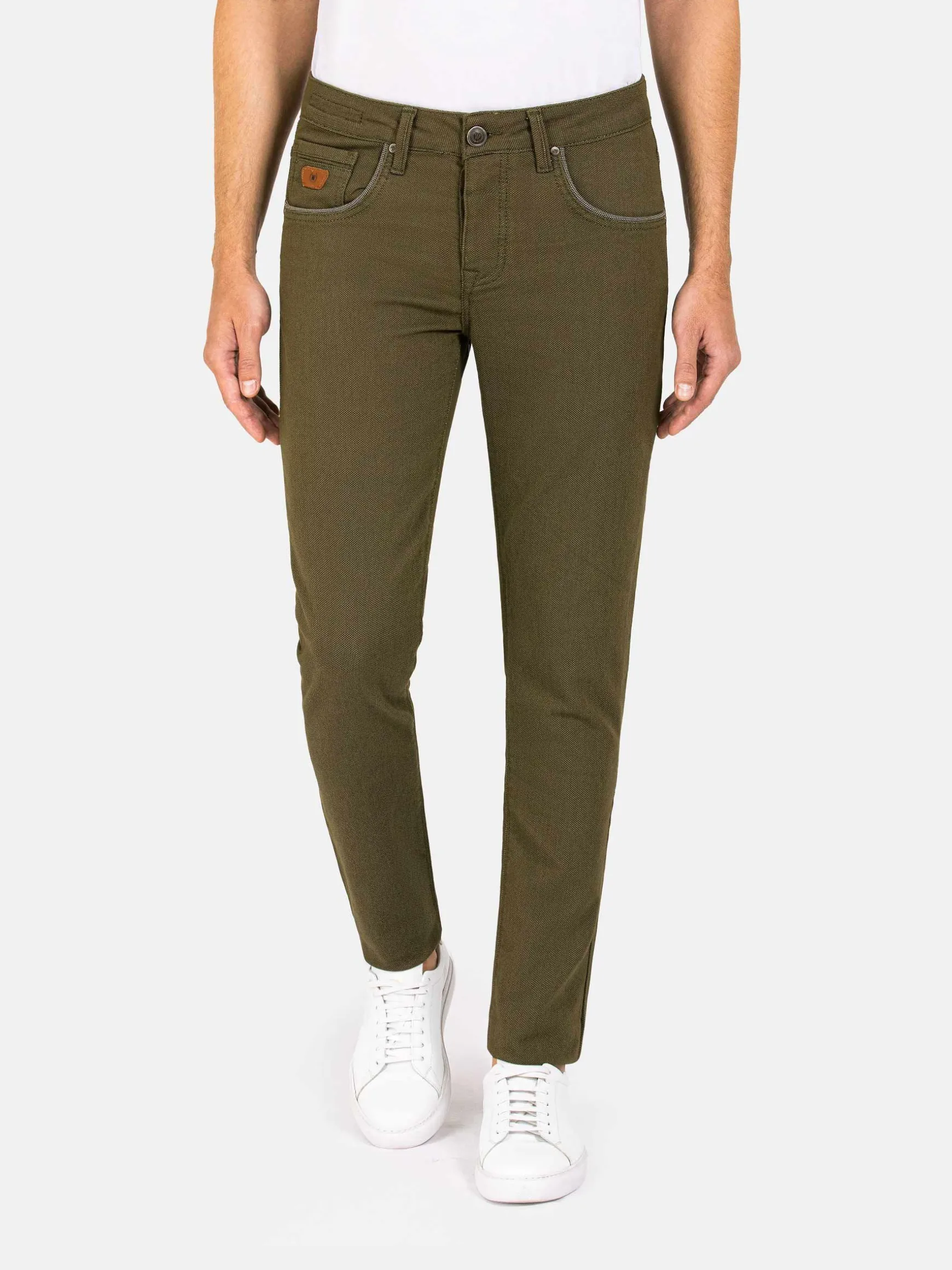 WAM DENIM Jeans*Jonah Slim Fit Khaki Jeans