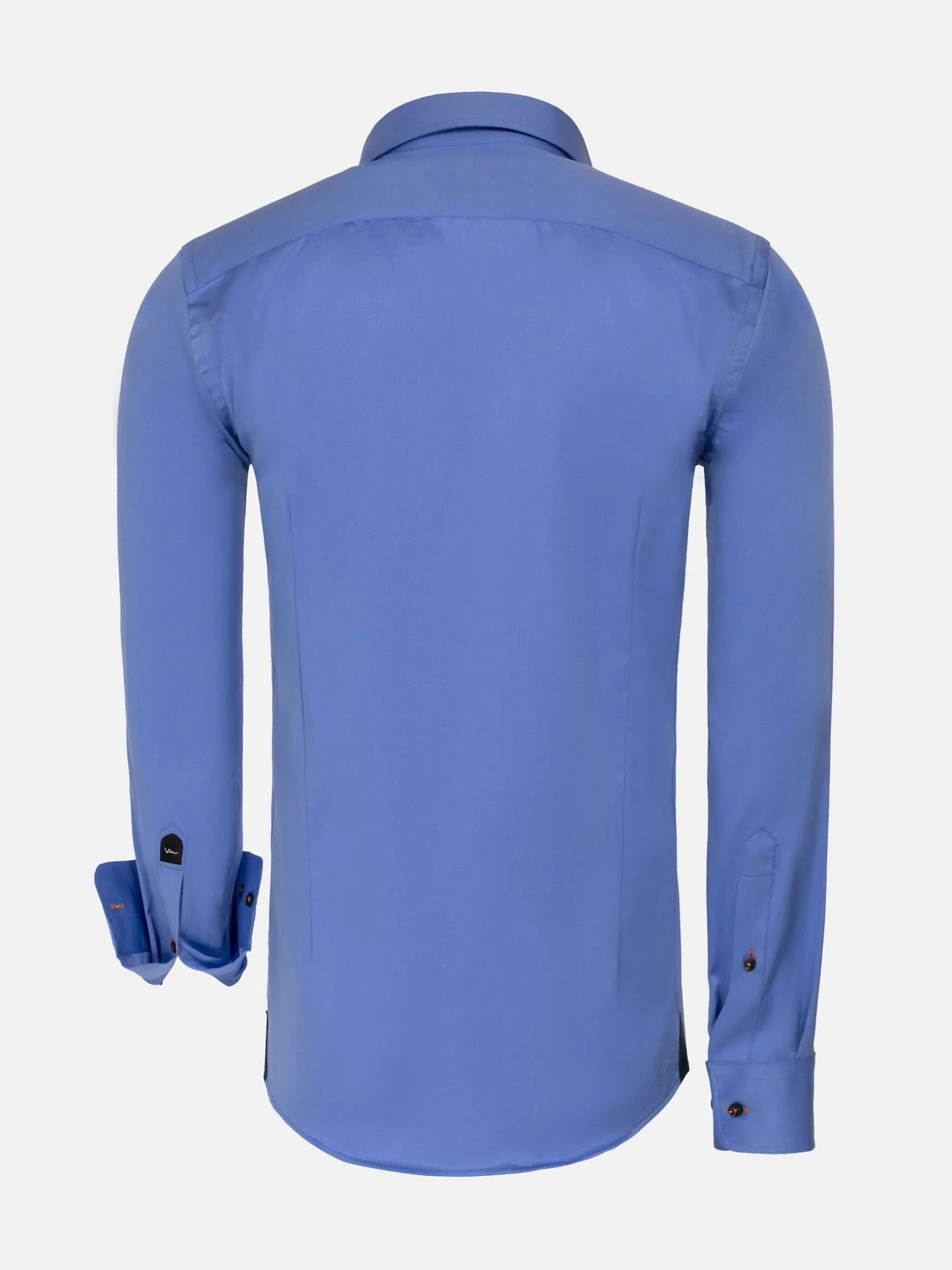 WAM DENIM Overhemd Lange Mouwen*Karls Blue Business Overhemd