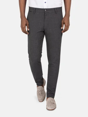 WAM DENIM Chino's*Kingston Slim Fit Anthracite Chino
