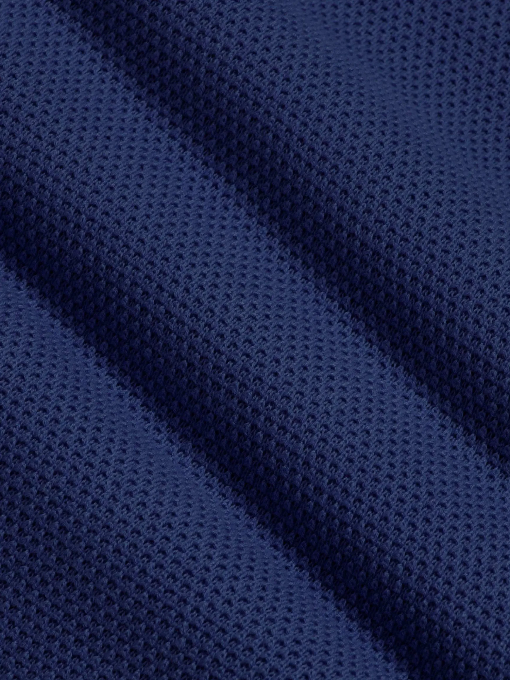 WAM DENIM Truien & Pullovers*Larry Navy Cotton Pullover