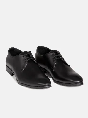 WAM DENIM Schoenen*Leather Classic Black Schoenen