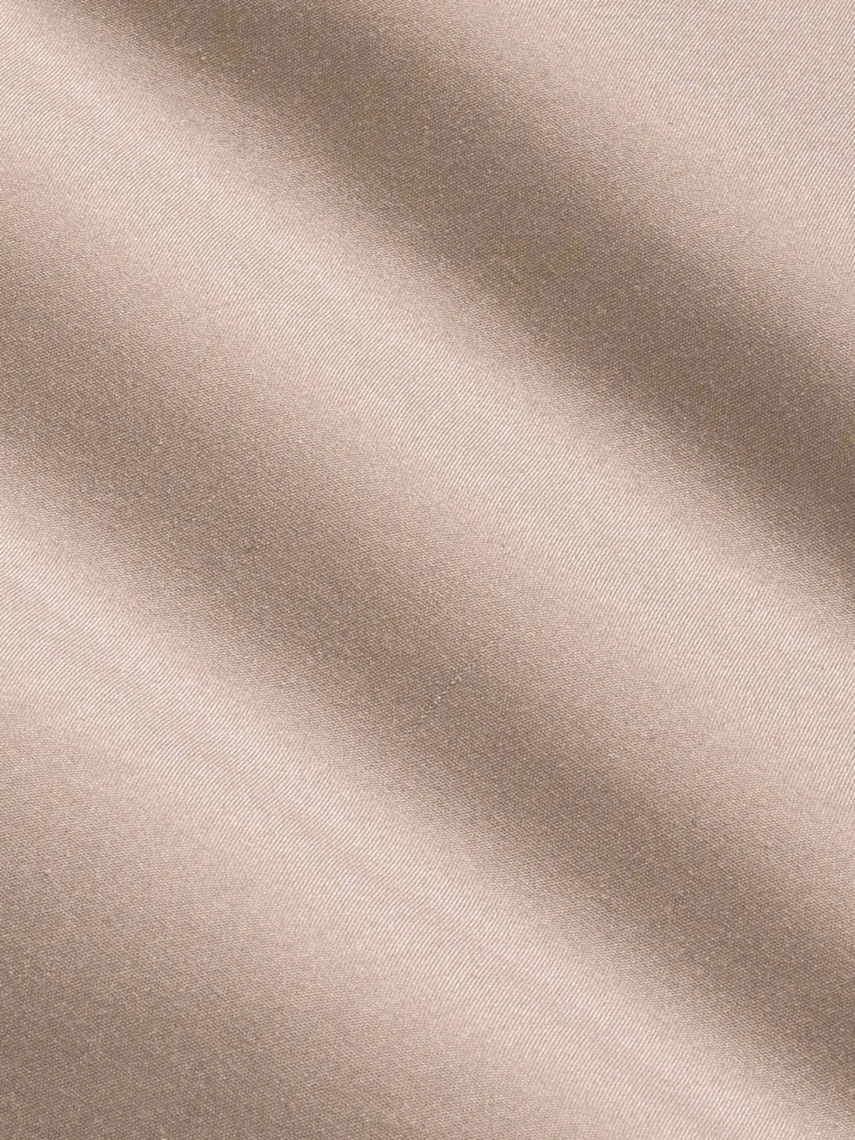 WAM DENIM Overhemd Lange Mouwen*Leira Solid Beige Overhemd Lange Mouw