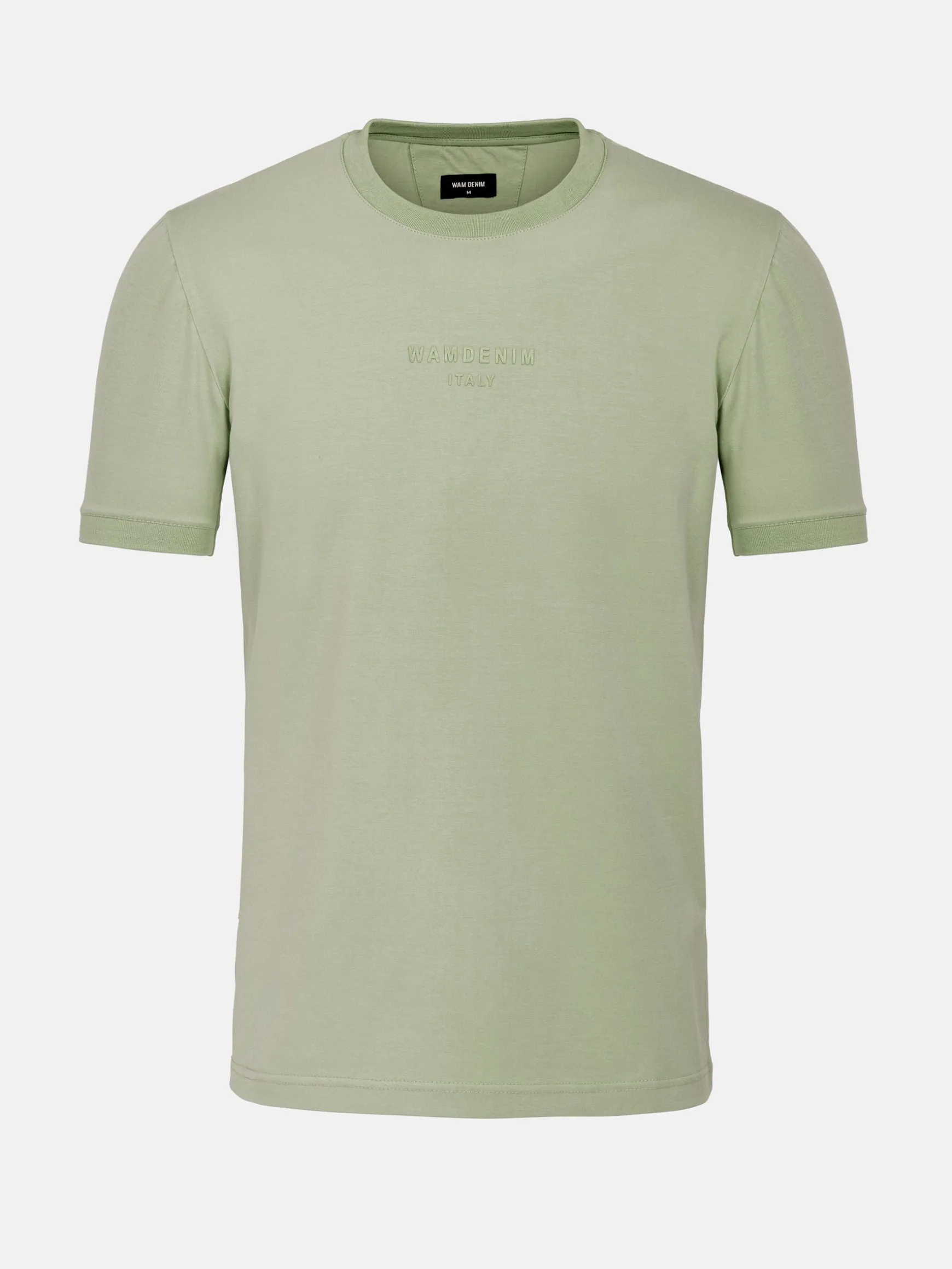 WAM DENIM T-Shirts*Liam Slim Fit Light Green T-shirt