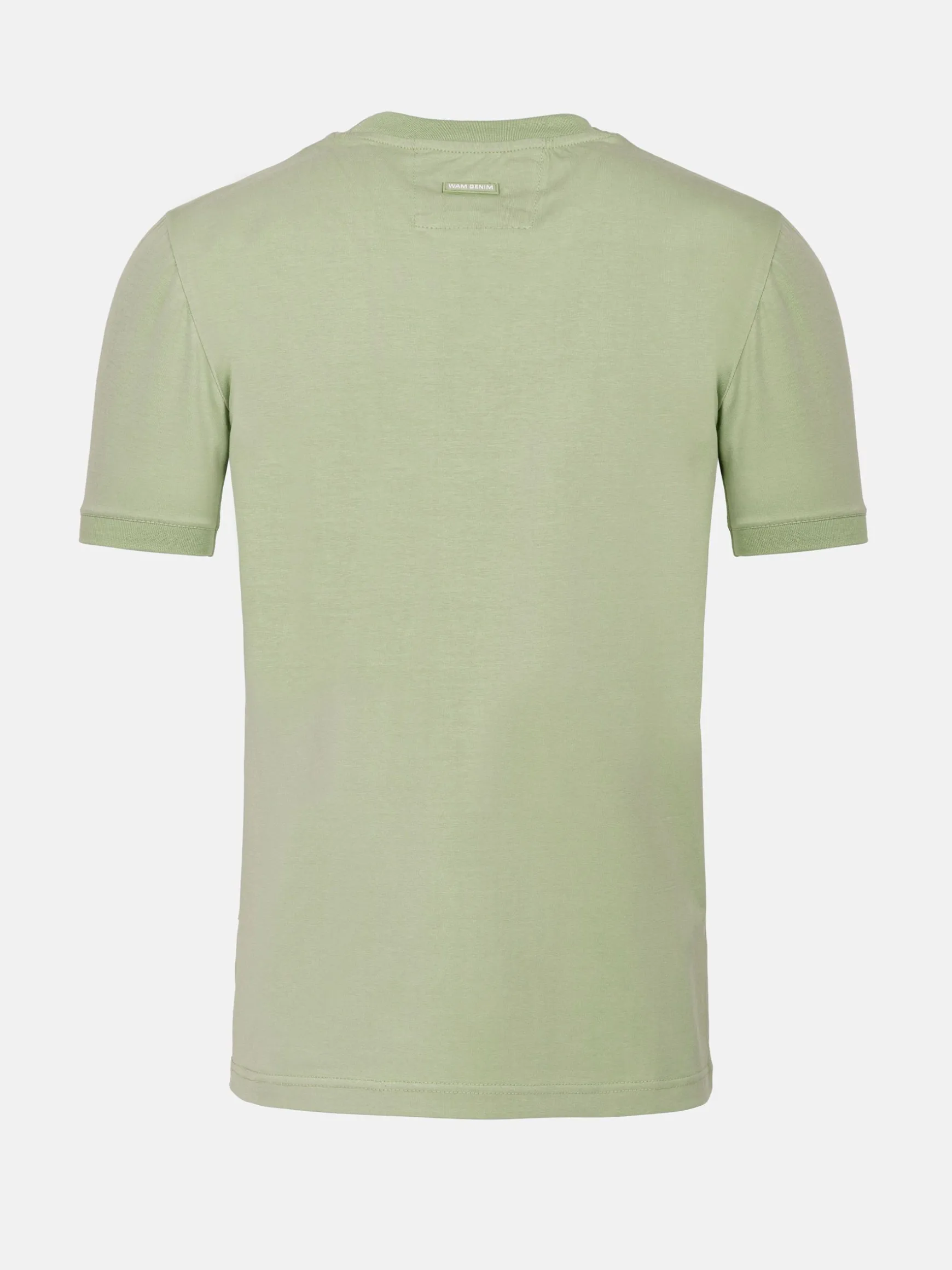 WAM DENIM T-Shirts*Liam Slim Fit Light Green T-shirt