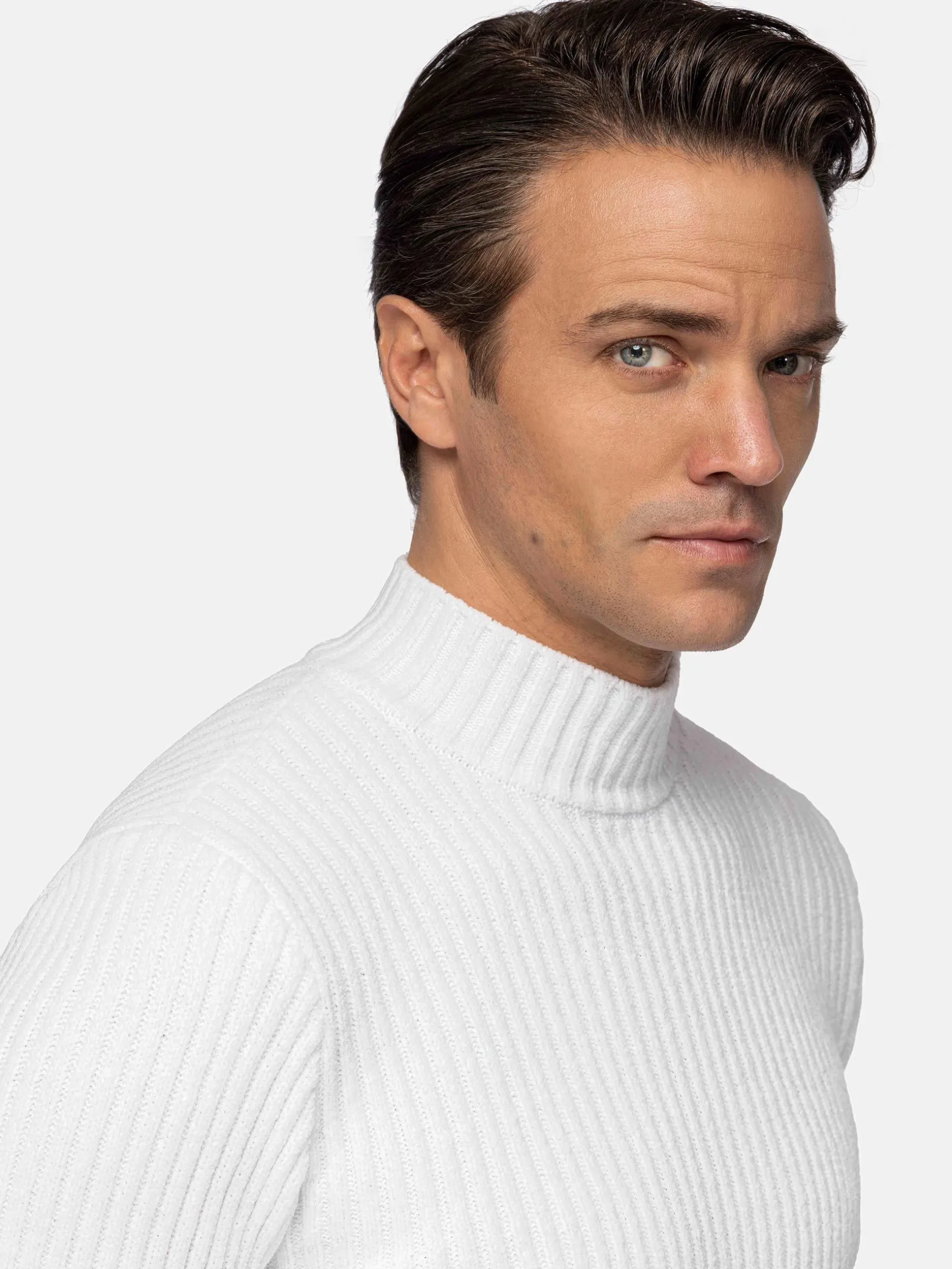 WAM DENIM Truien & Pullovers*Lillestrom Turtleneck White Truien