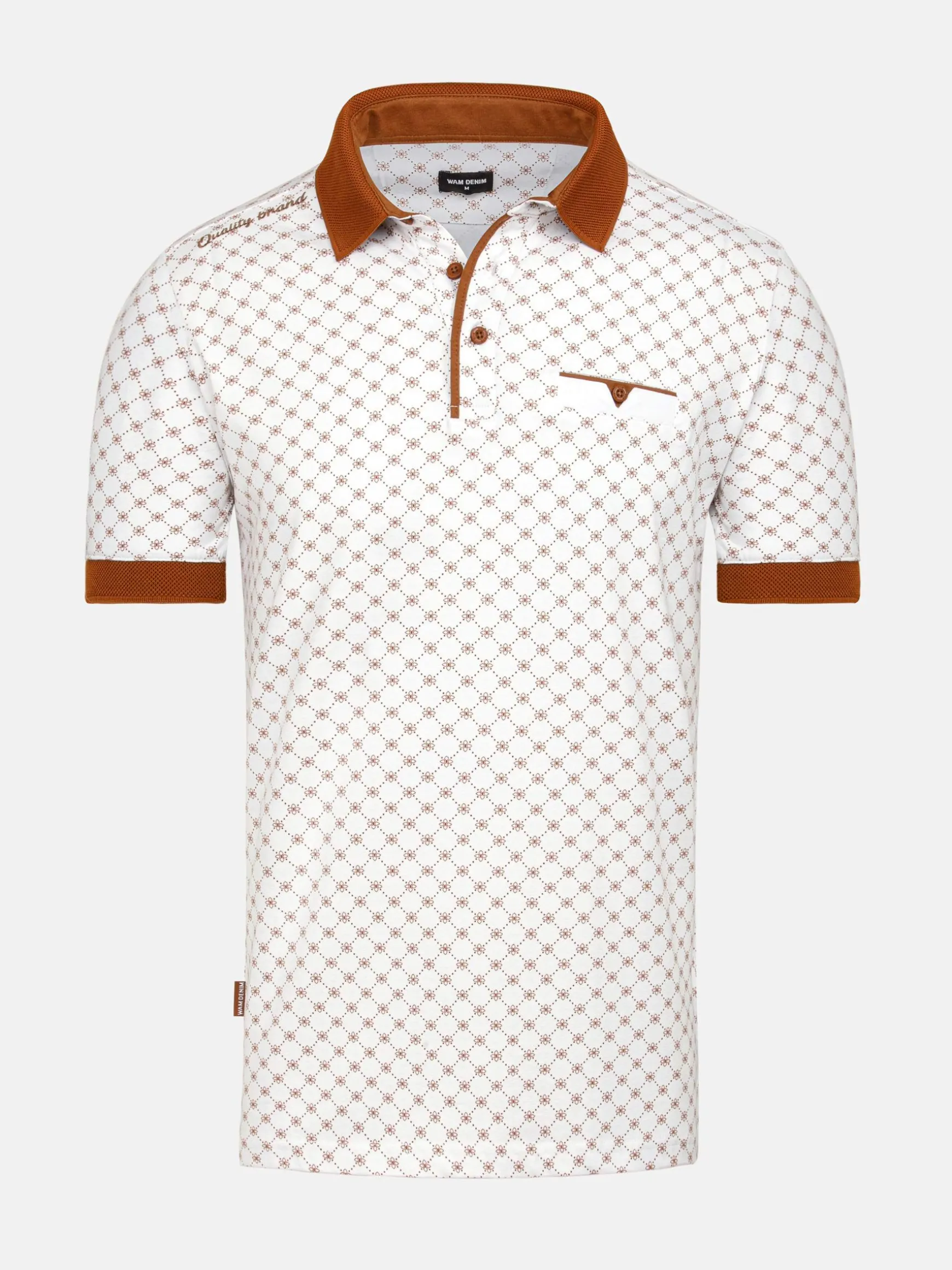 WAM DENIM Polo's*Lincoln White Polo